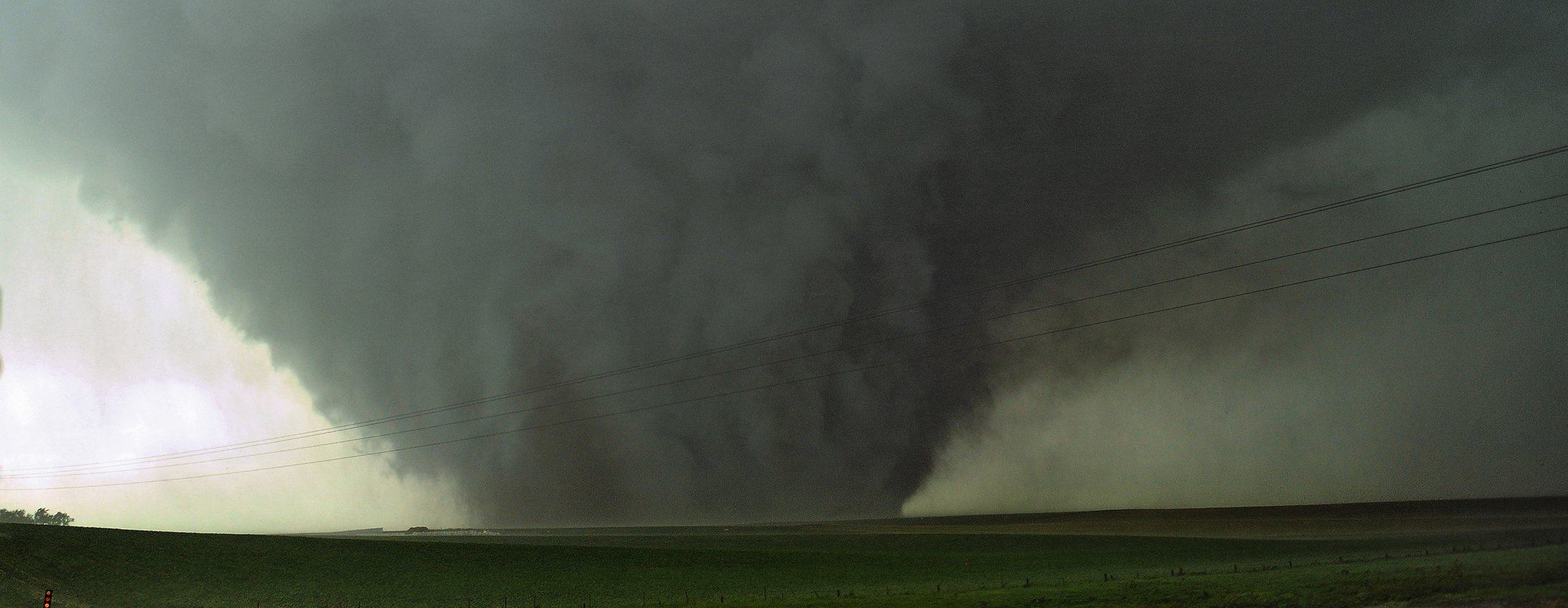 Violent Wedge tornado near Wakefield, NE on June 16th 2014. This