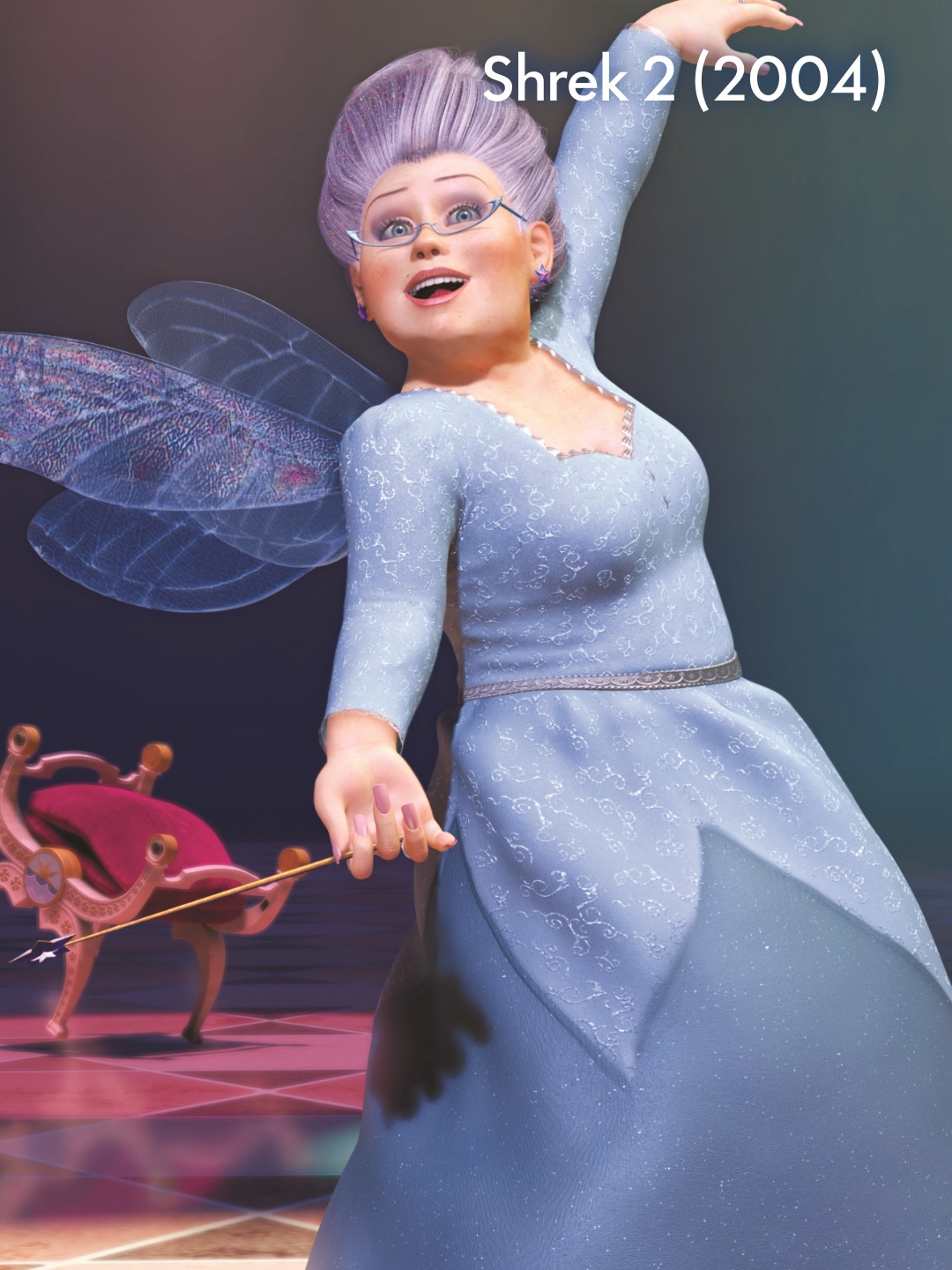 fairy godmother shrek blue dress Costume for Women - Fairy Dress, Iridescent Wings, Wand, & Red Glasses Your are here to get your professionally customized and handmade costumes according to your own measurements Fairy godmother shrek 2 interview