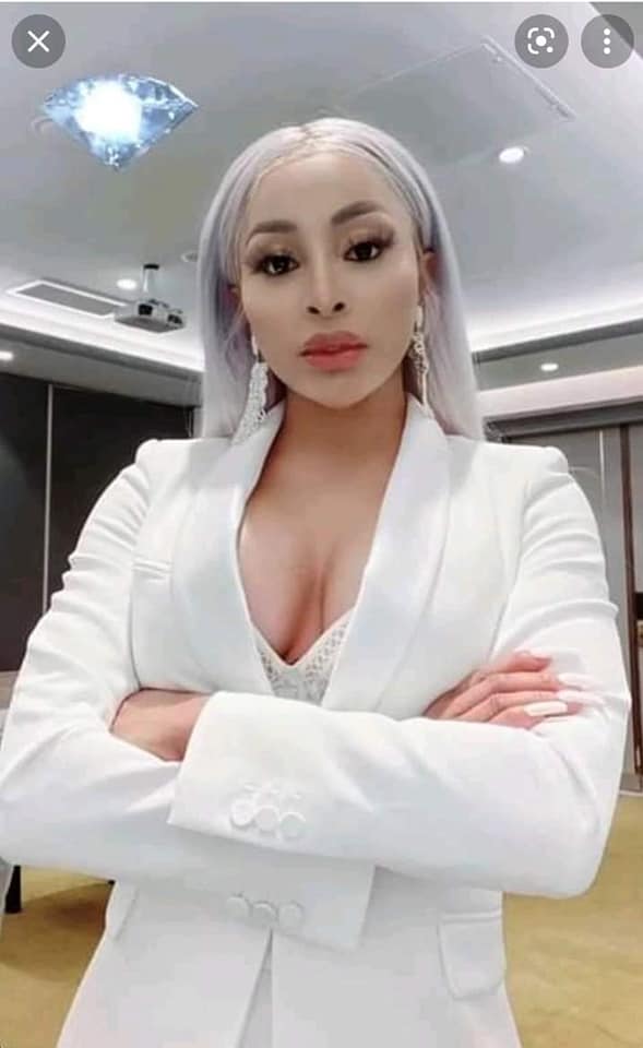 khanyi mbau glutathione explains the difference between skin lightening and bleaching Mzansi defend Khanyi Mbau against