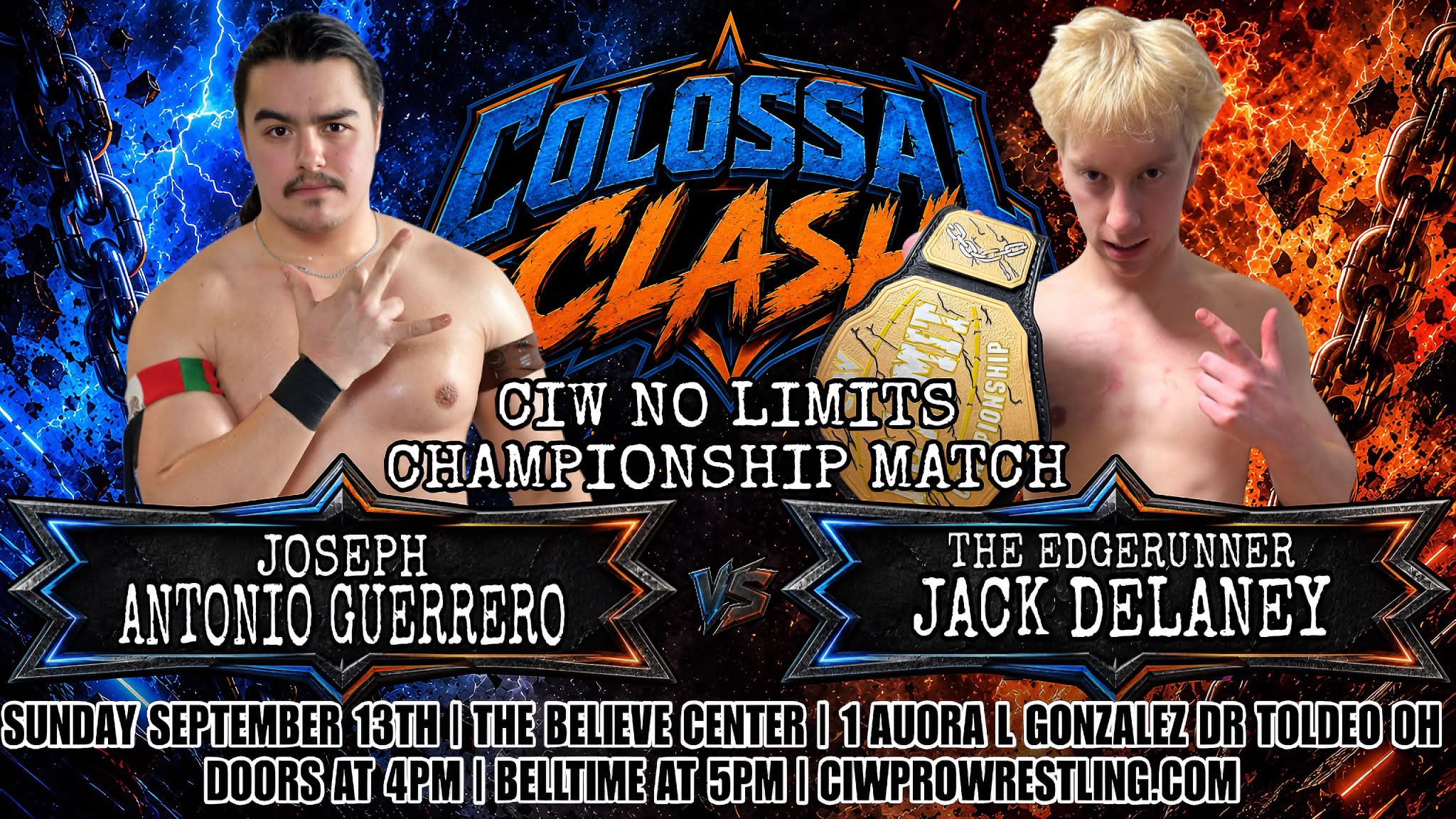 Joseph Antonio Guerrero Challenges Jack Delaney for CIW No Limits
