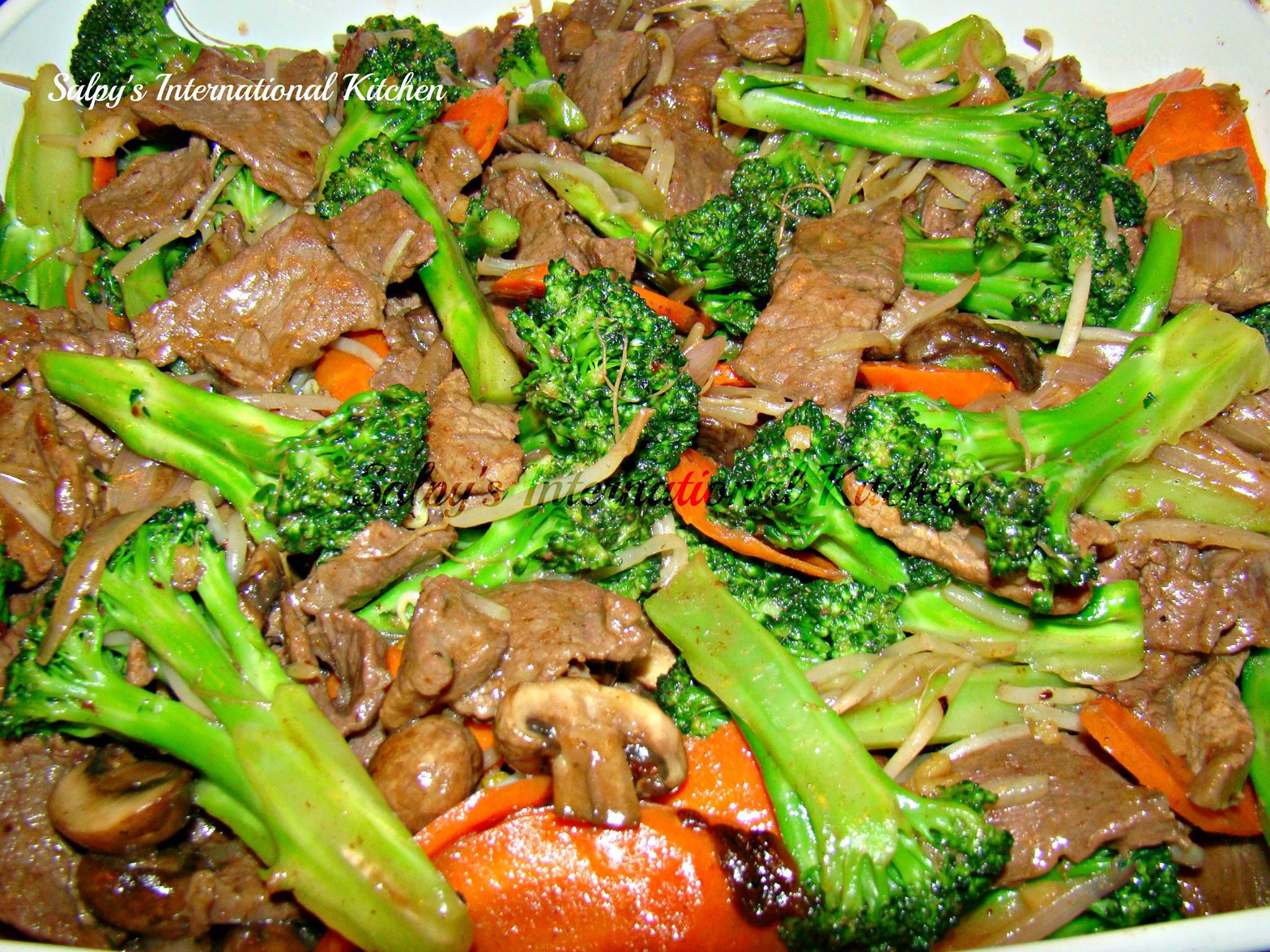 Broccoli Beef (Original... - Salpy's International Kitchen | Facebook