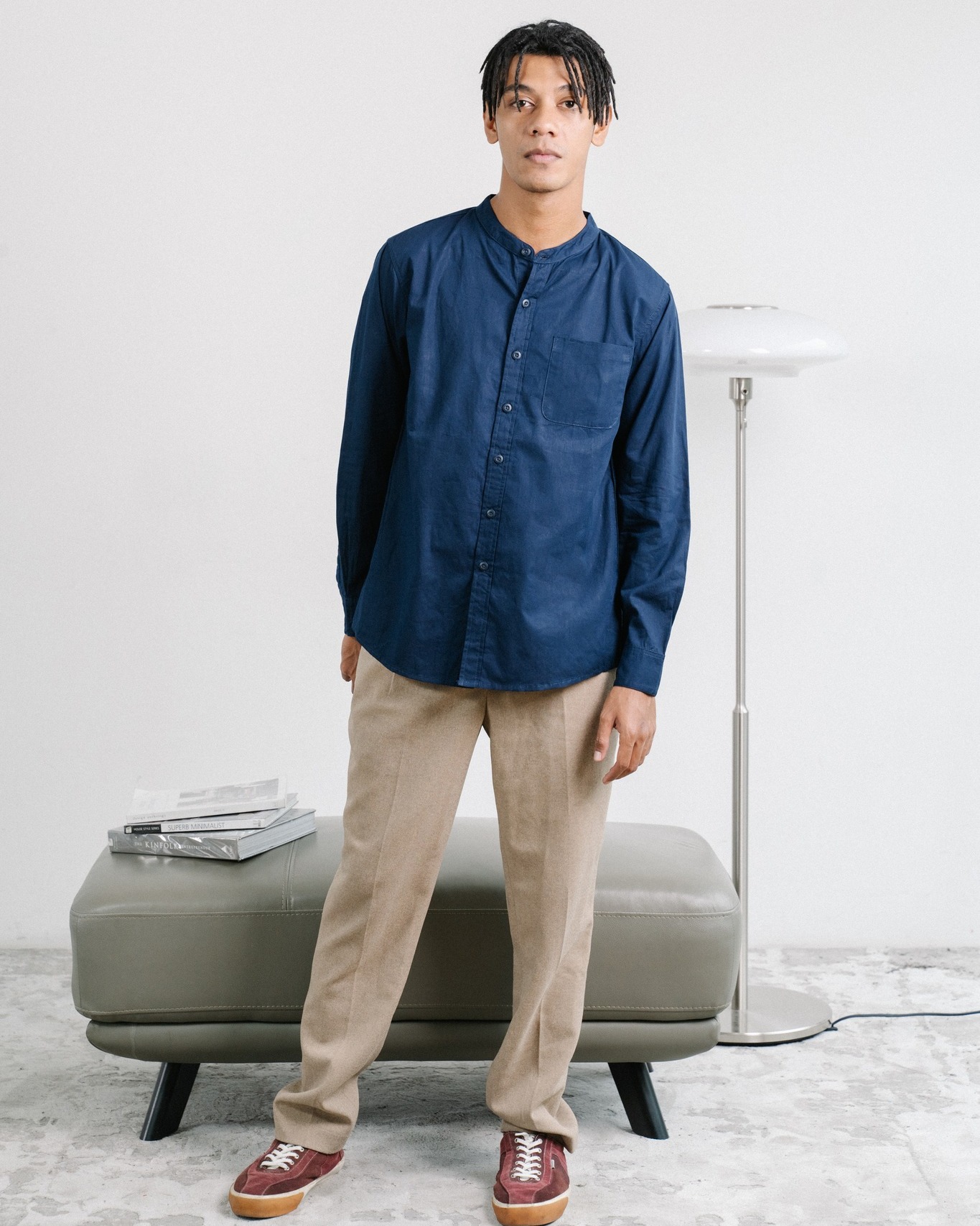 Senusa Basic - Senusa Basic Kemeja Tanpa Kerah Senusa...