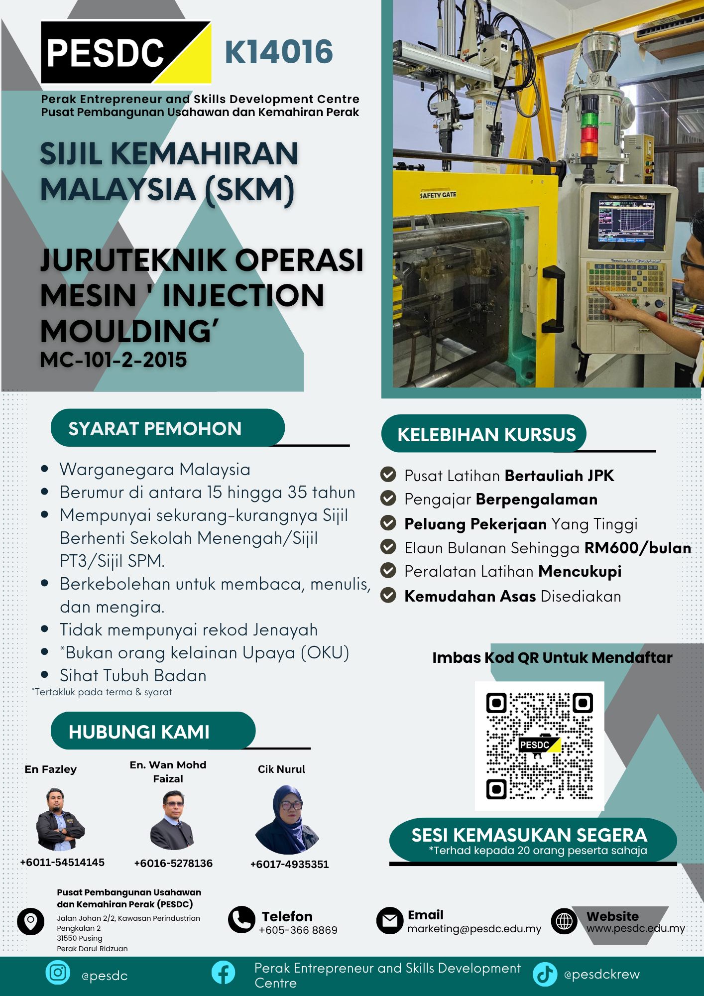 Perak Entrepreneur and Skills Development Centre | Pusing