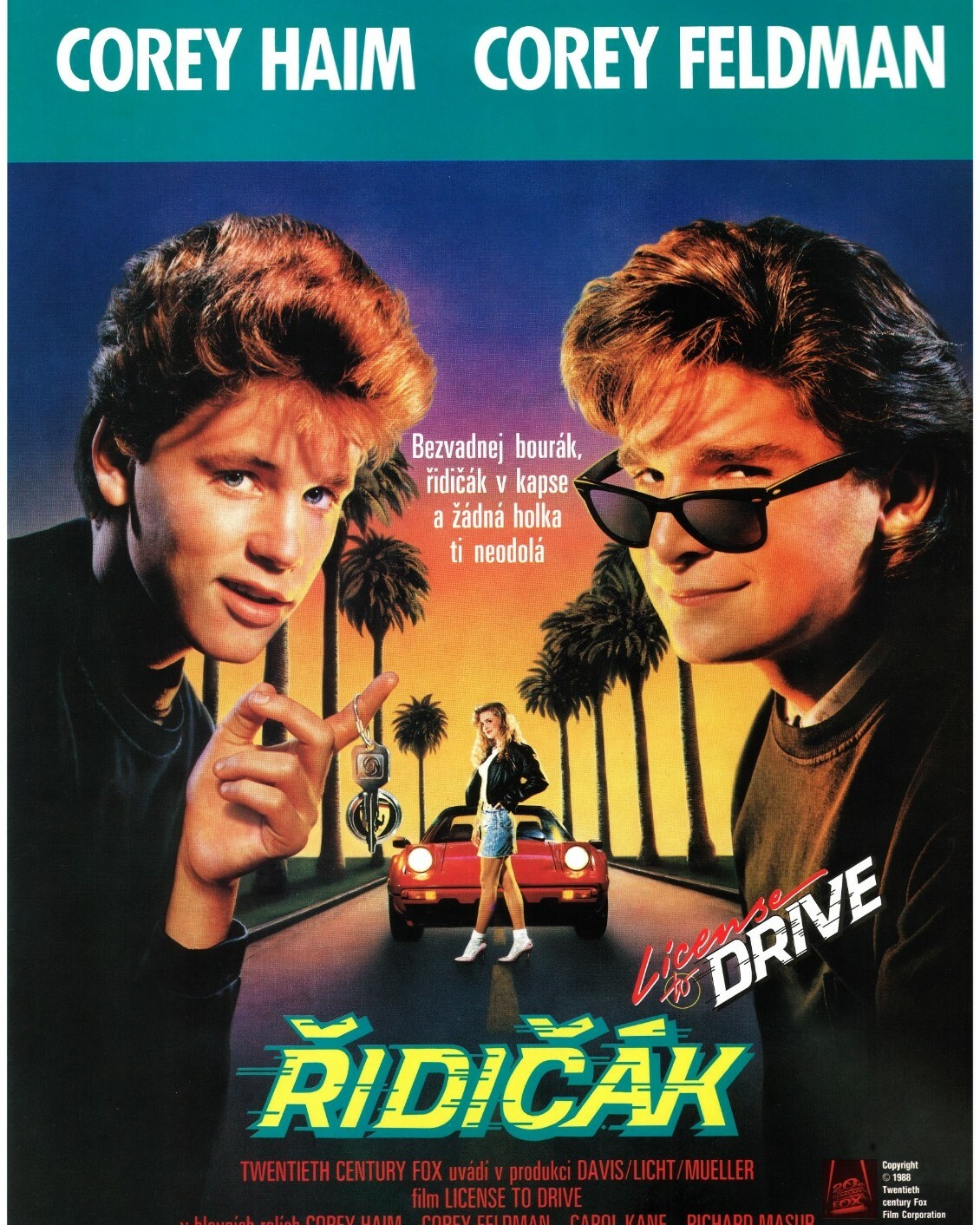 LICENSE TO DRIVE A cool piece of '80s movie history the original