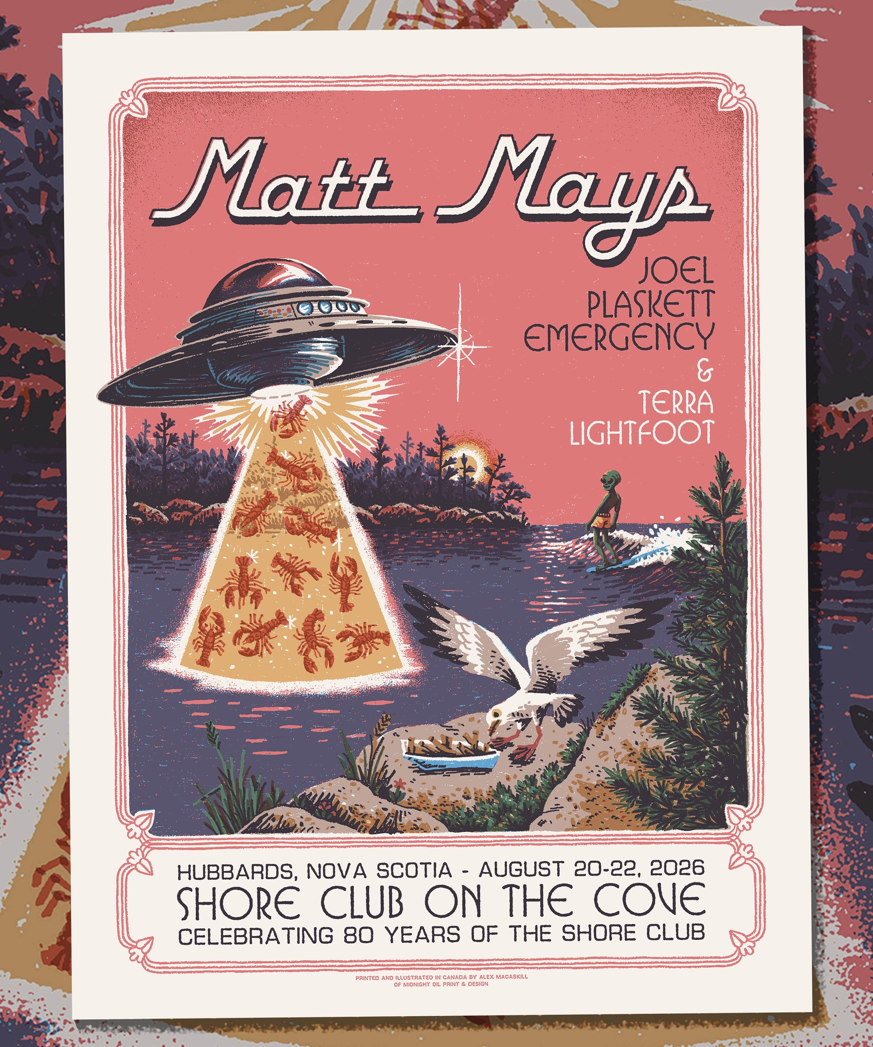 The 2026 Matt Mays Shore Club posters & T-shirts have arrived