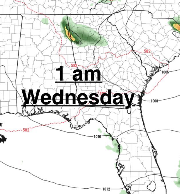 This is interesting…. The Storm Prediction Center has us in a