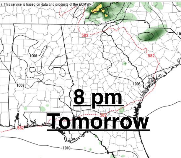 This is interesting…. The Storm Prediction Center has us in a