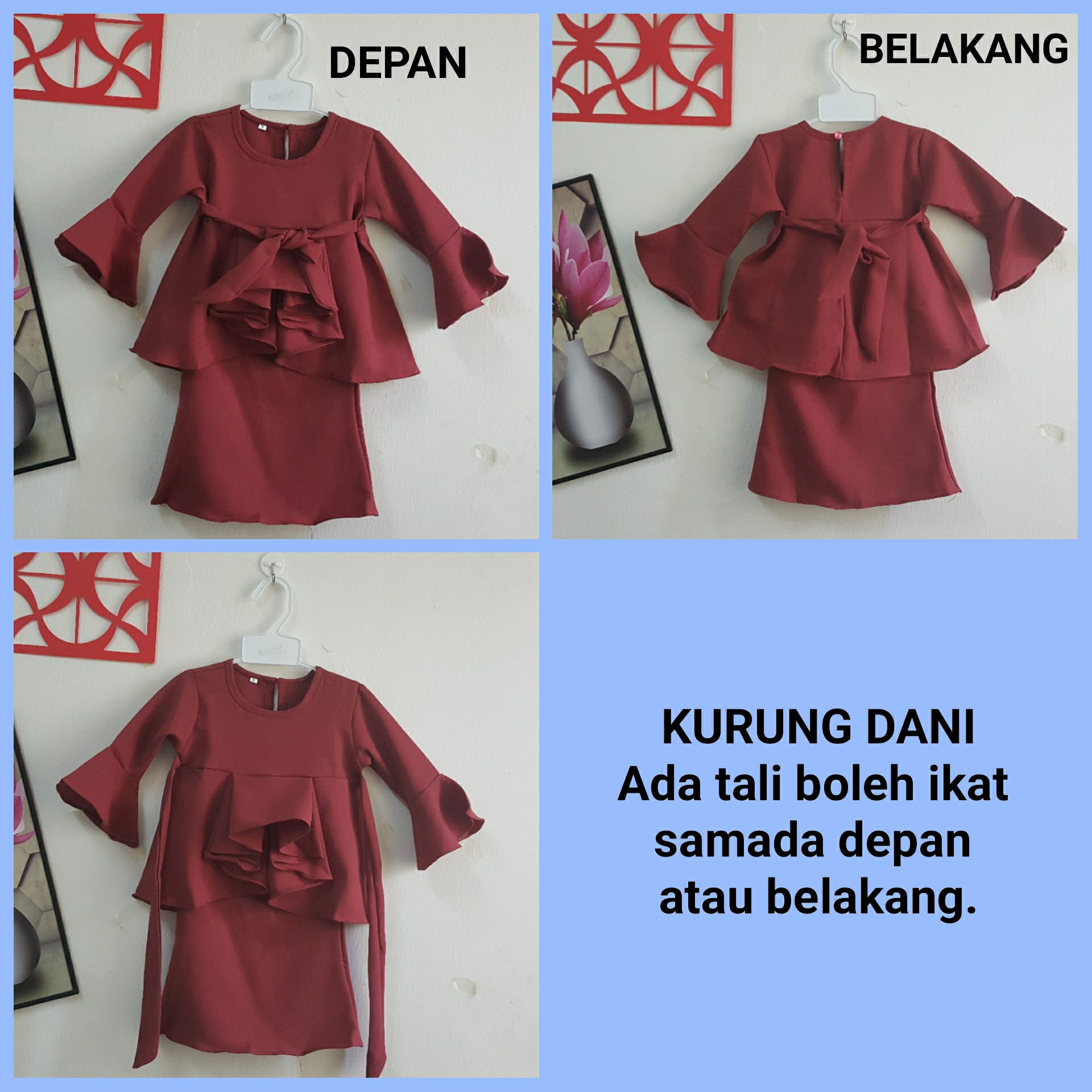 Borong Baju Kurung Budak