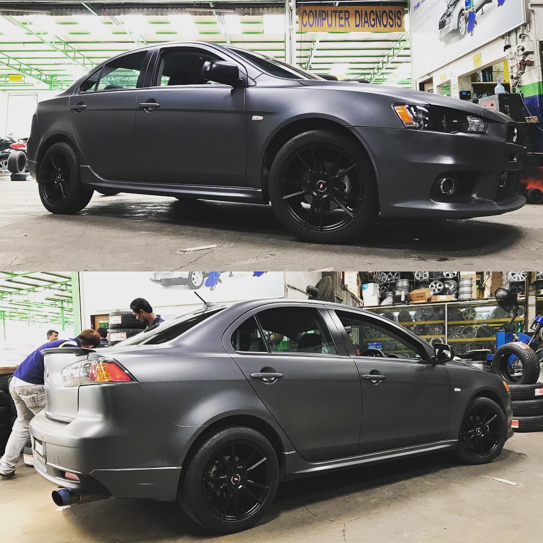 King of Rims Malaysia - Mitsubishi Lancer with New 17 inch Inforged rim ...
