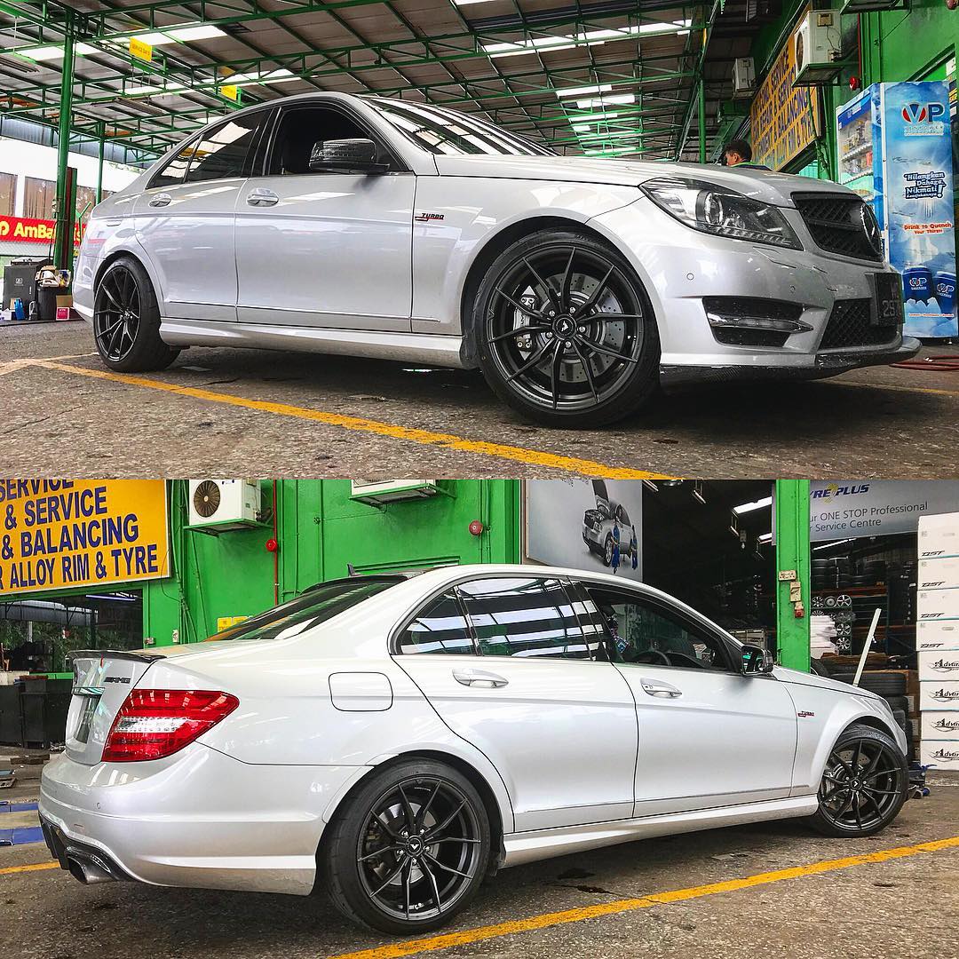 King of Rims Malaysia - Mercedes W204 with New Original 18 inch ...