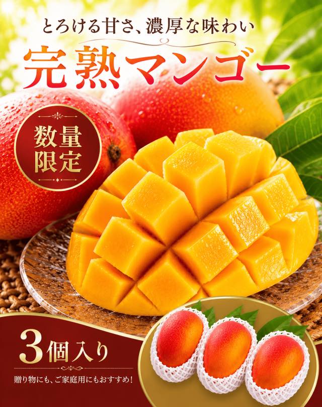食品 蝶々華様専用 コストコマンゴー 4箱 (12個)
