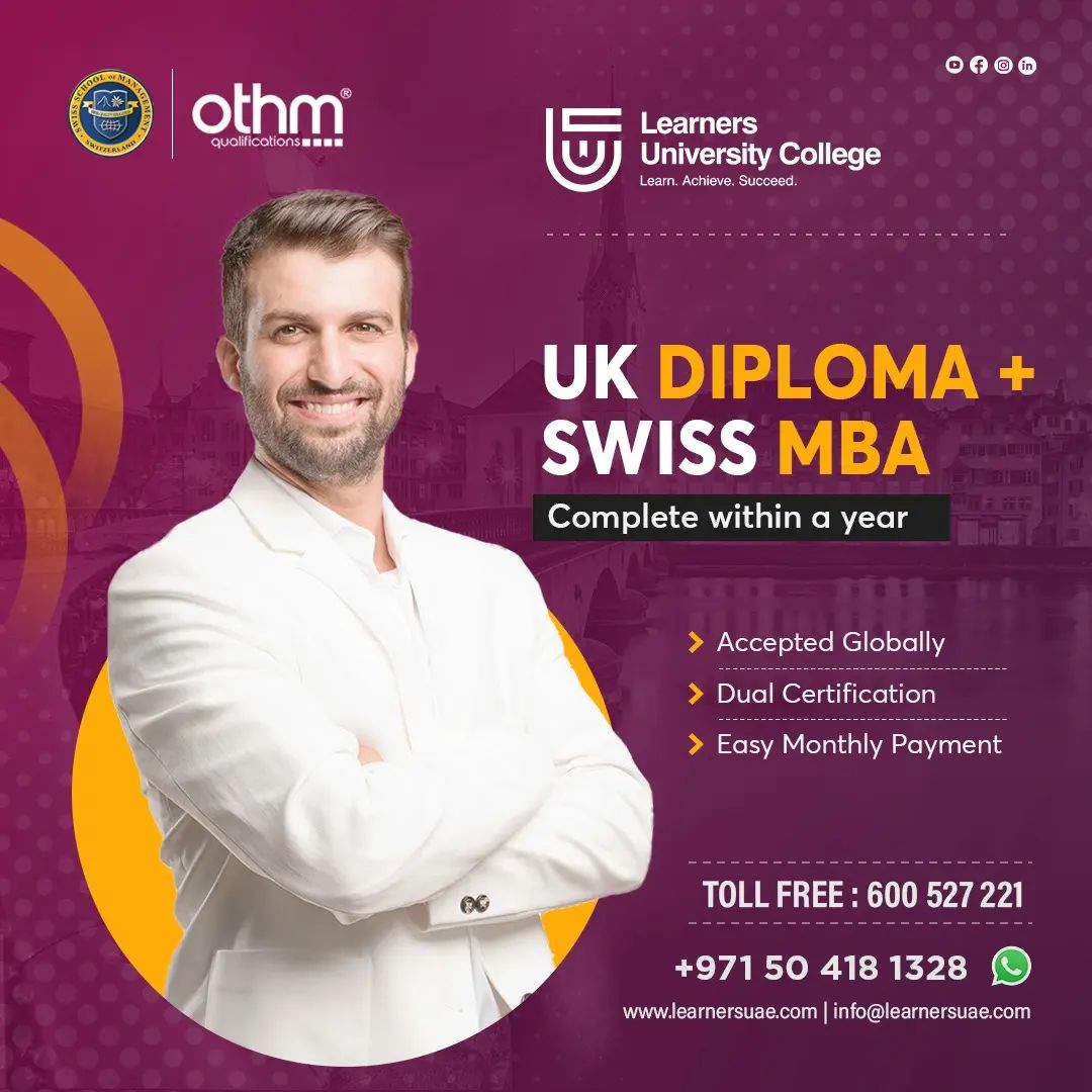 Earn two world-class... - Learners University College