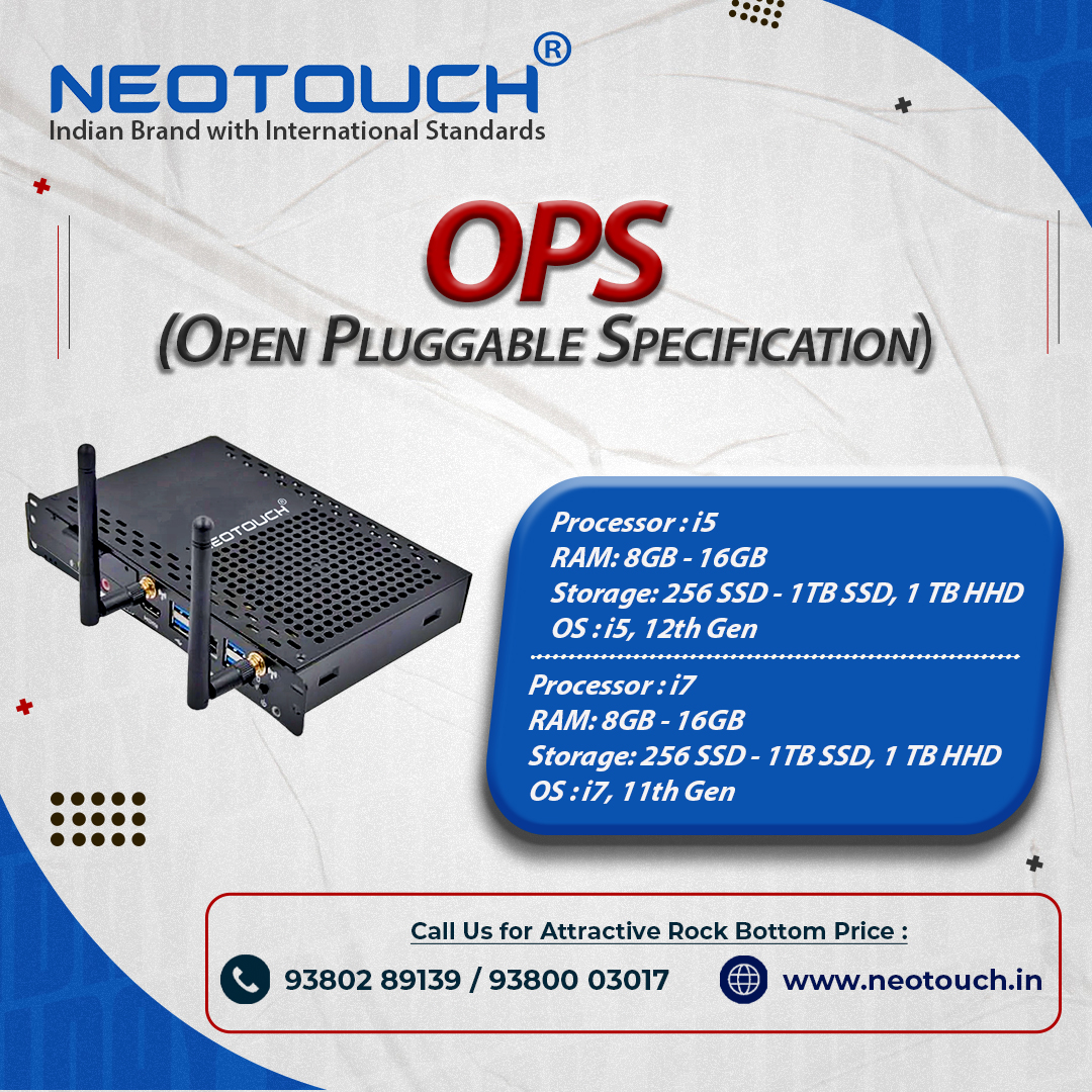 Neotouch - Power up your Interactive Flat Panel with NEOTOUCH OPS 🔌 ...