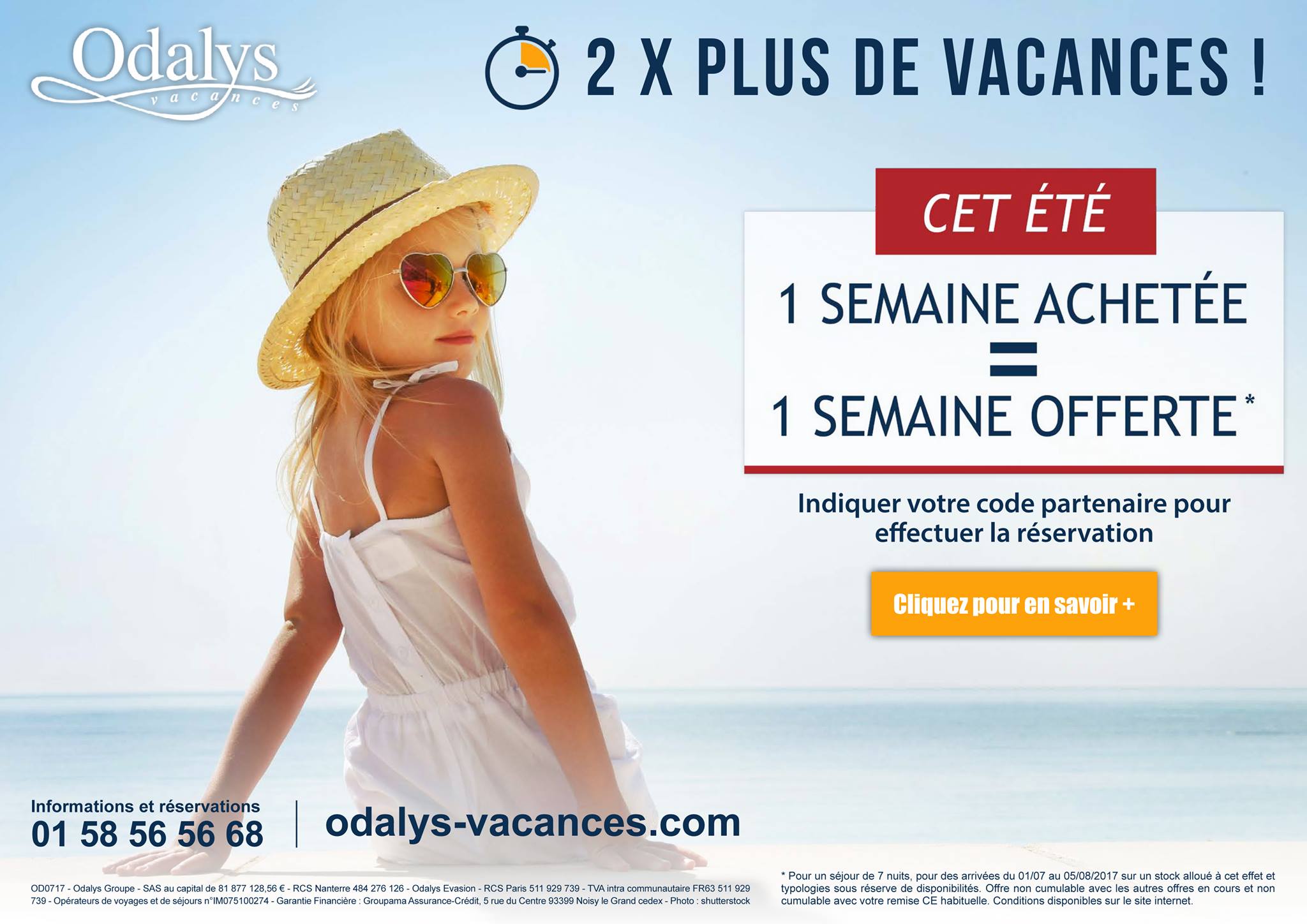Odalys 1 Semaine Achetée 1 Semaine Offerte