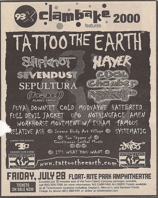 Who attended Tattoo the Earth 2000?