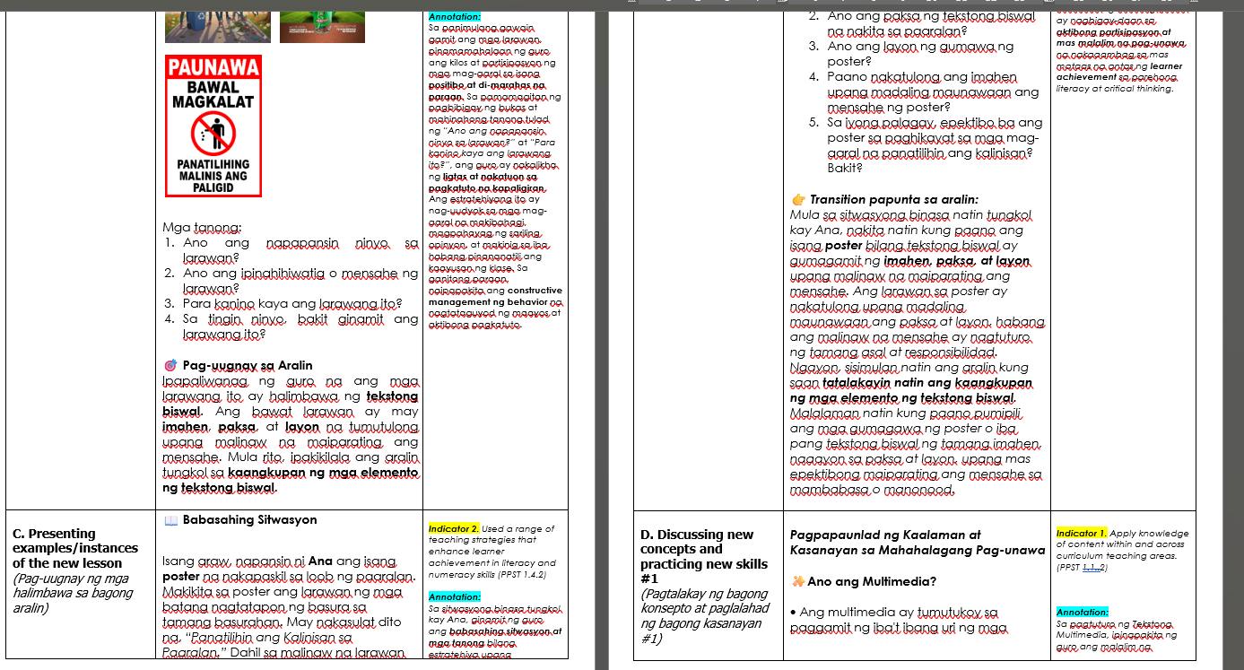 DepEd Daily Lesson PLan | LF; LP for COT and PPT AP-6 Q4, WEEK 5 PMES ...