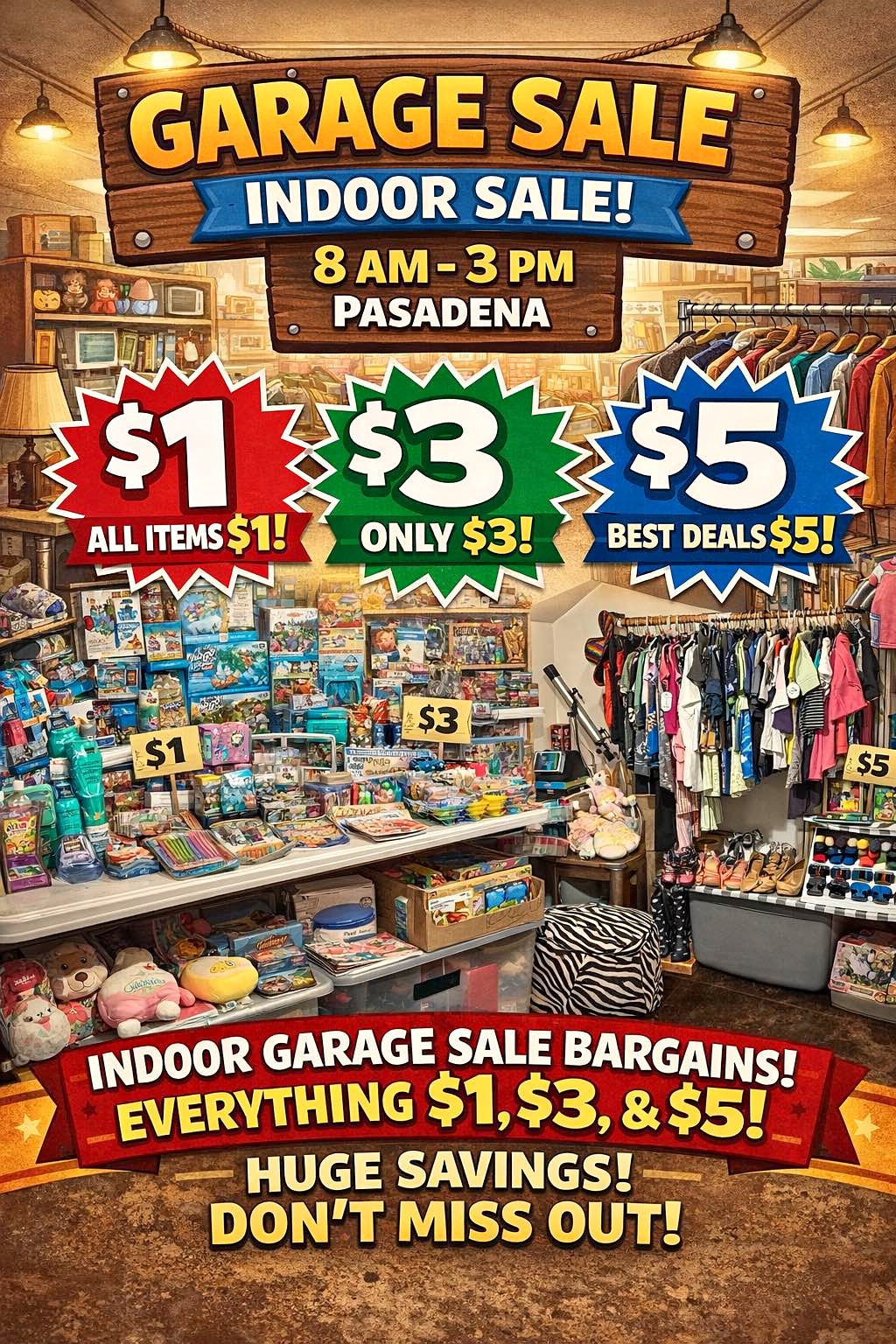 Garage Sales Pasadena Ca