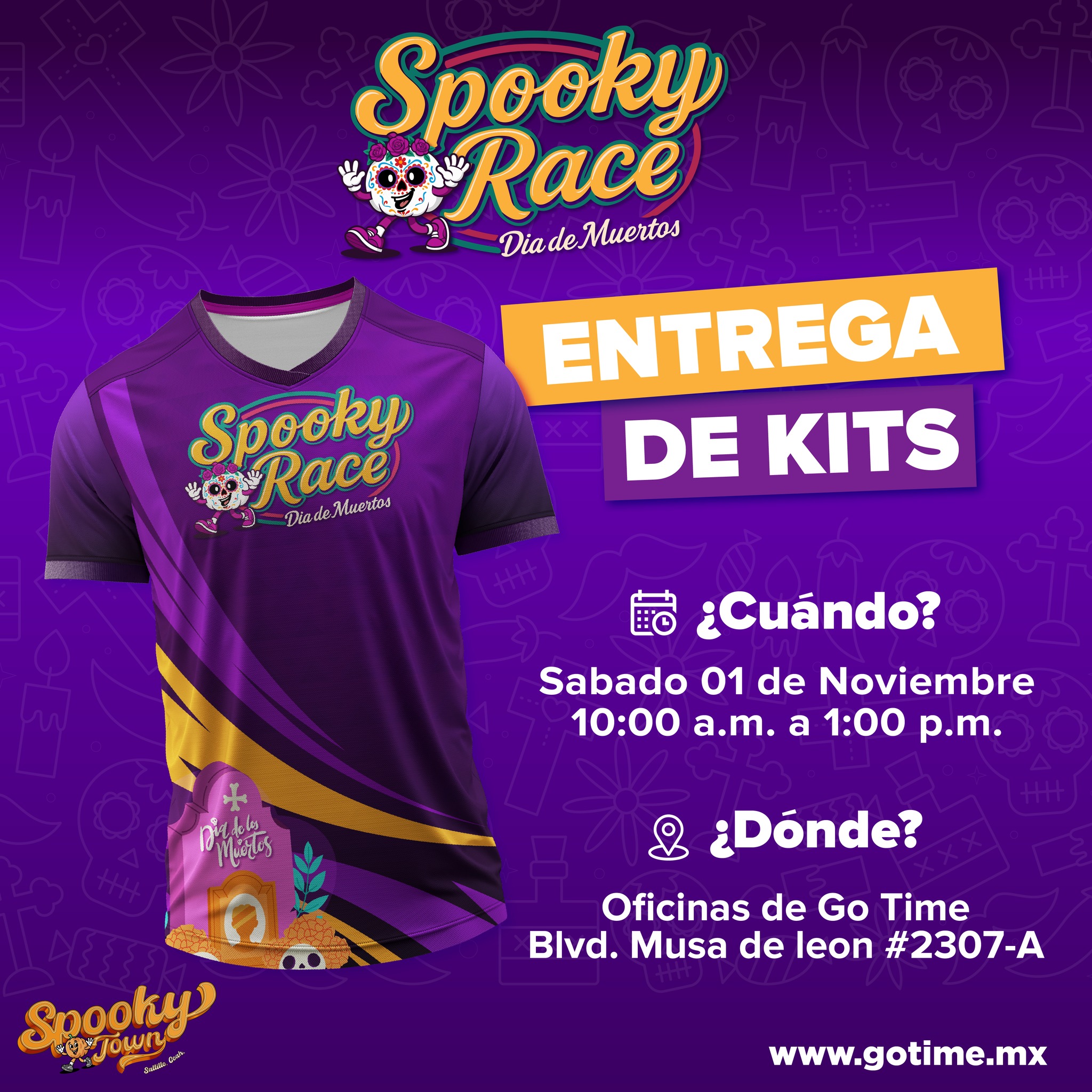 Go - ENTREGA DE KITS SPOOKY RACE 5K Spooky Town Saltillo | Facebook