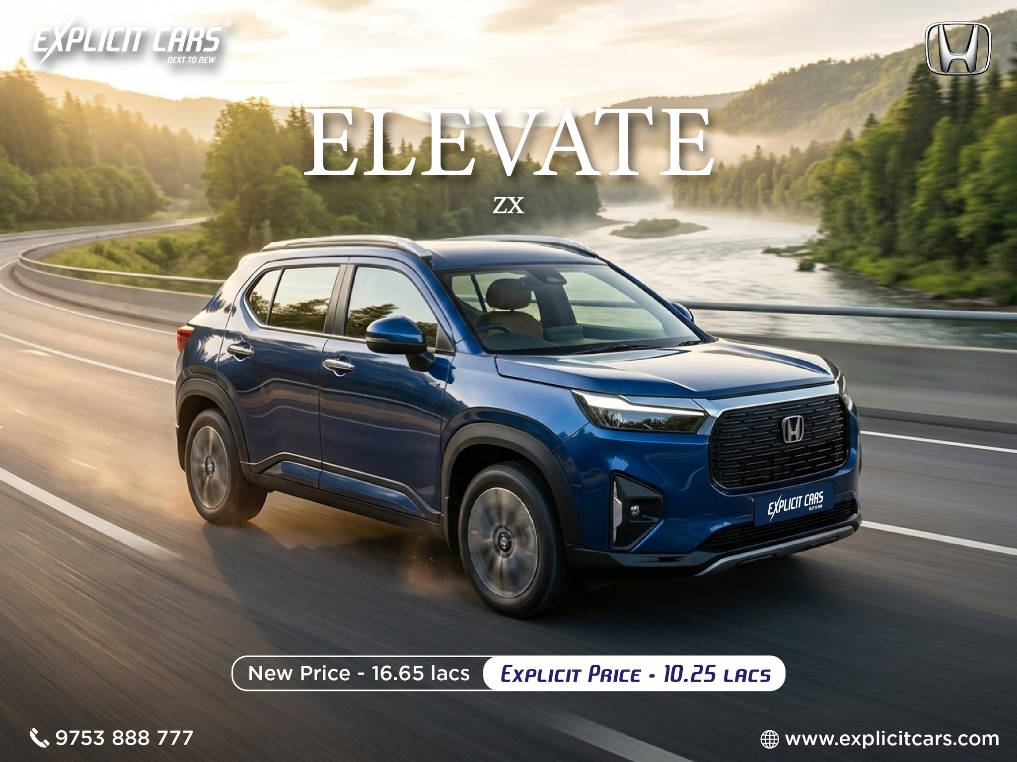Honda Elevate ZX MT Top Model in Excellent Condition. Year - 2023
