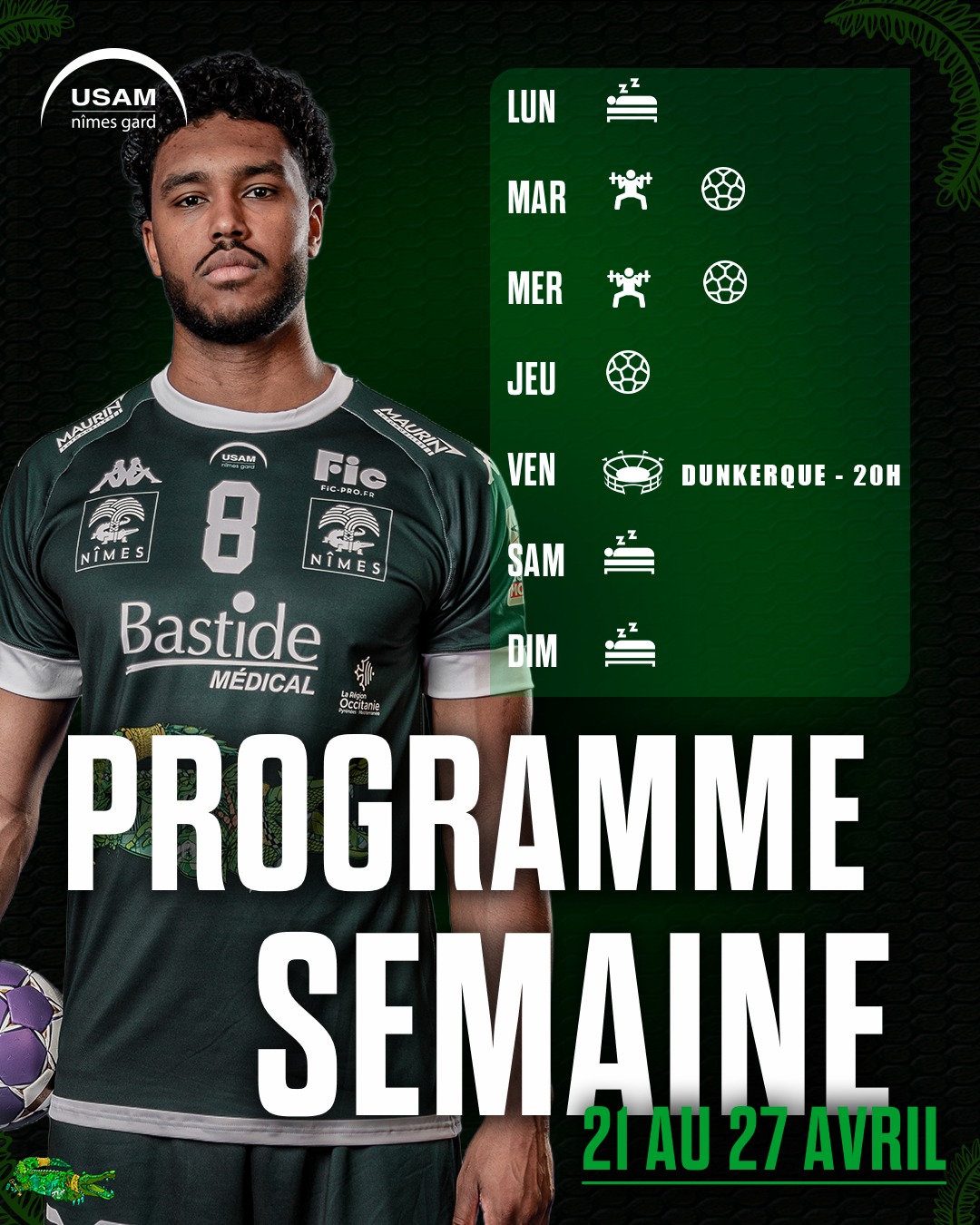 USAM - 🤾‍♂️ CETTE SEMAINE : USAM vs DUNKERQUE AU PARNASSE INFERNAL ! 🔥 ...