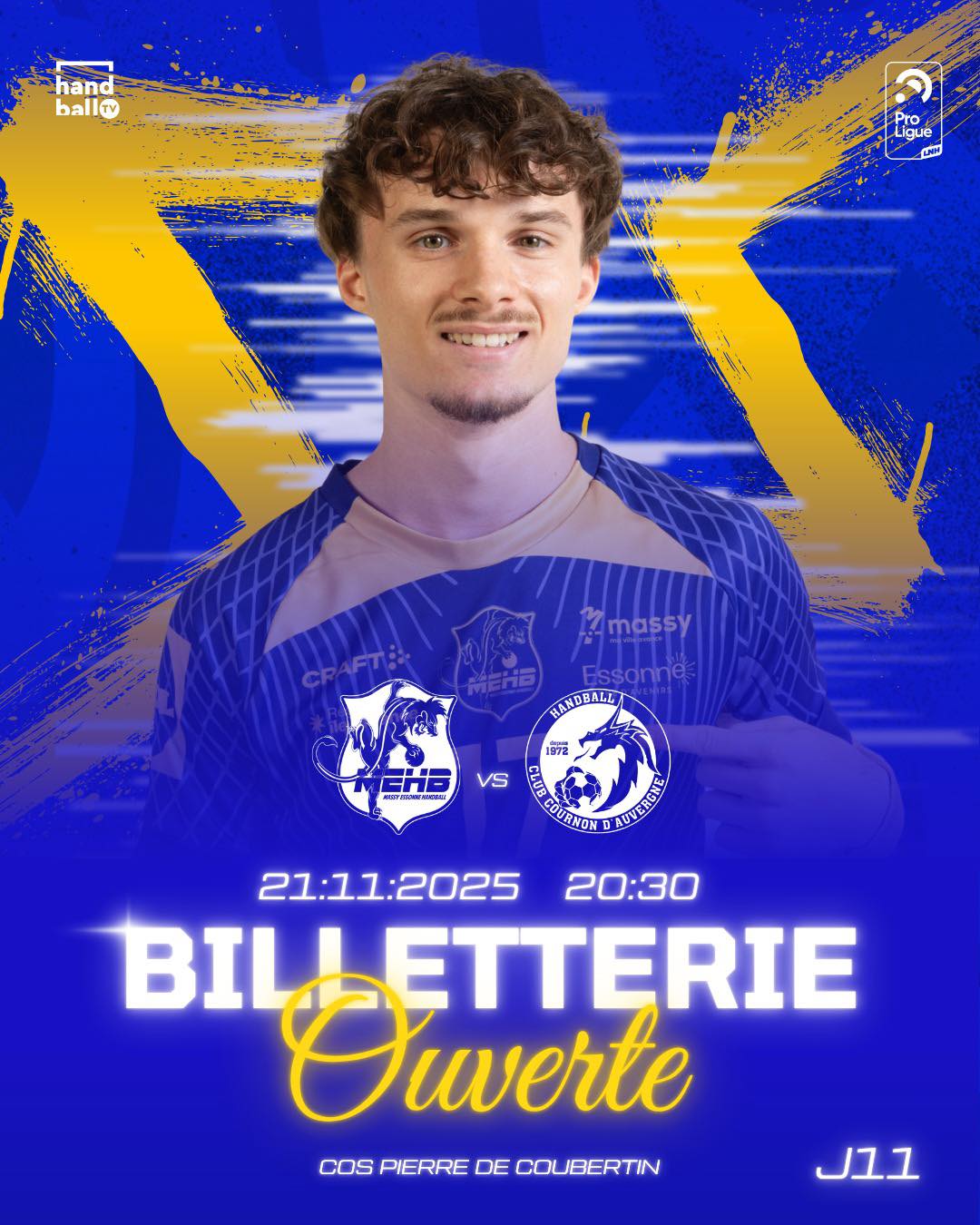 Massy - 𝑩𝑰𝑳𝑳𝑬𝑻𝑻𝑬𝑹𝑰𝑬 𝑶𝑼𝑽𝑬𝑹𝑻𝑬 ! Rendez vous sur : billetterie.mehb.fr🎟️ 🏆 ...
