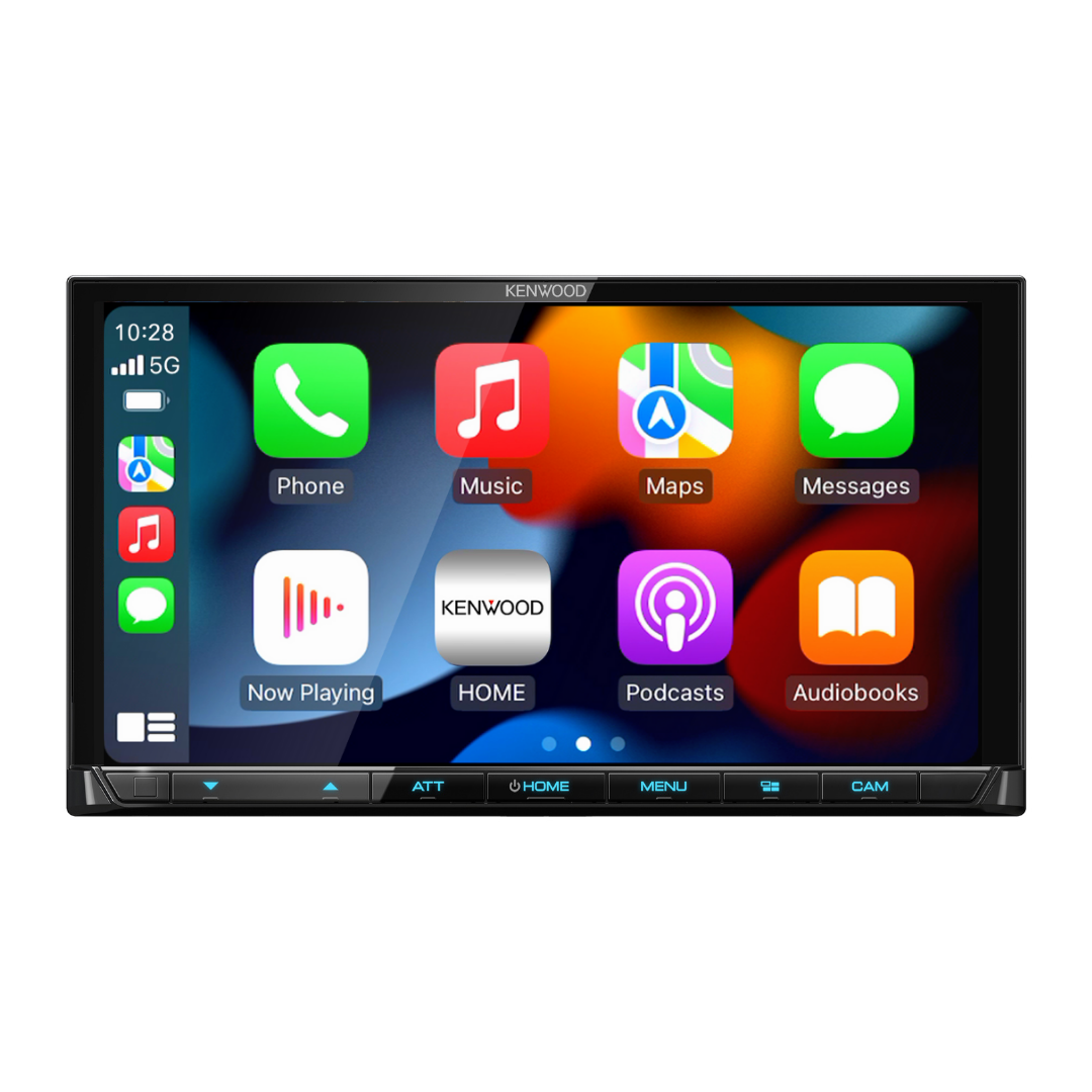 ✅️KENWOOD RADIO LANGUAGE AND APPLE CARPLAY ANDROID FM108MHZ TIME