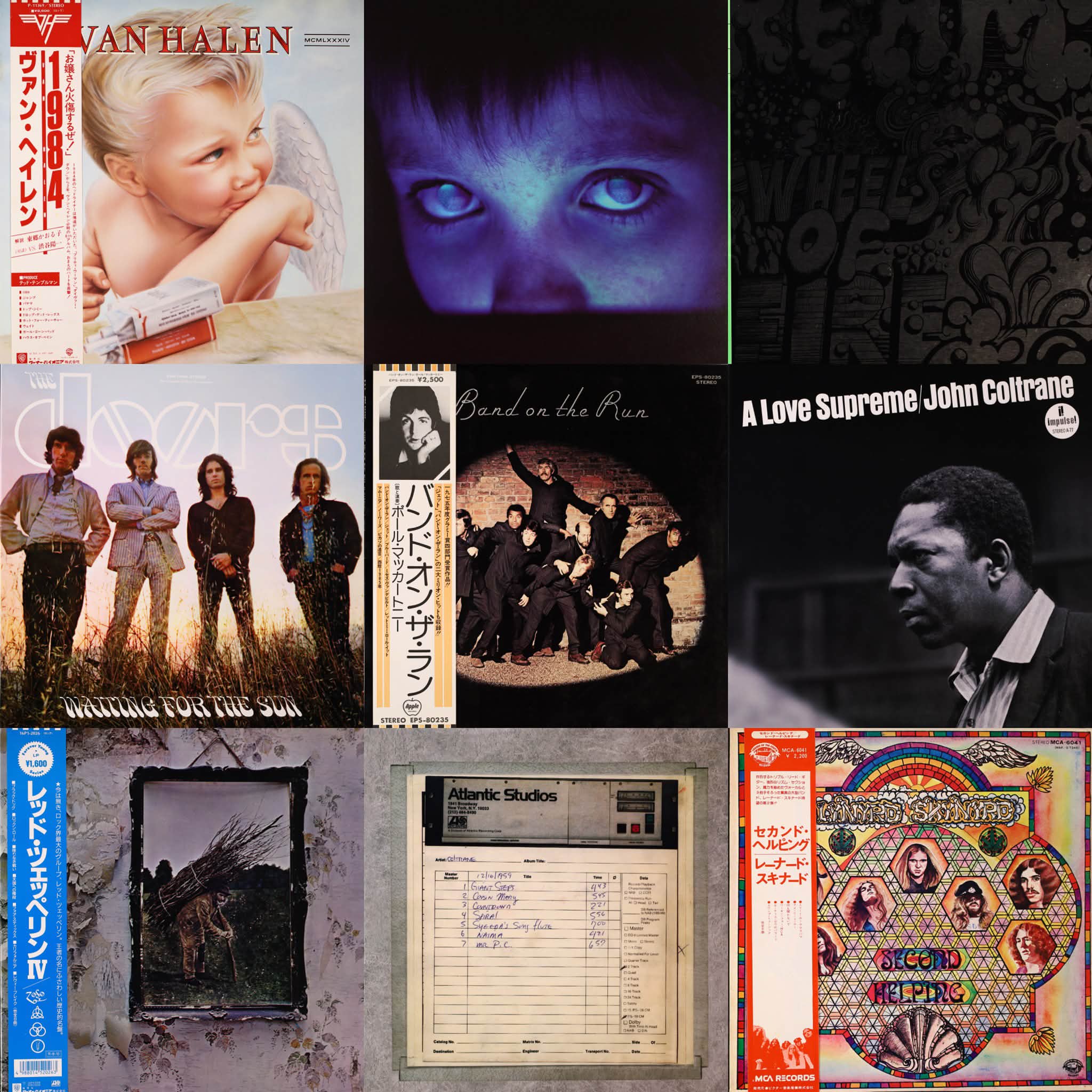 Saturday night auction previews! 100+ Japanese pressings not