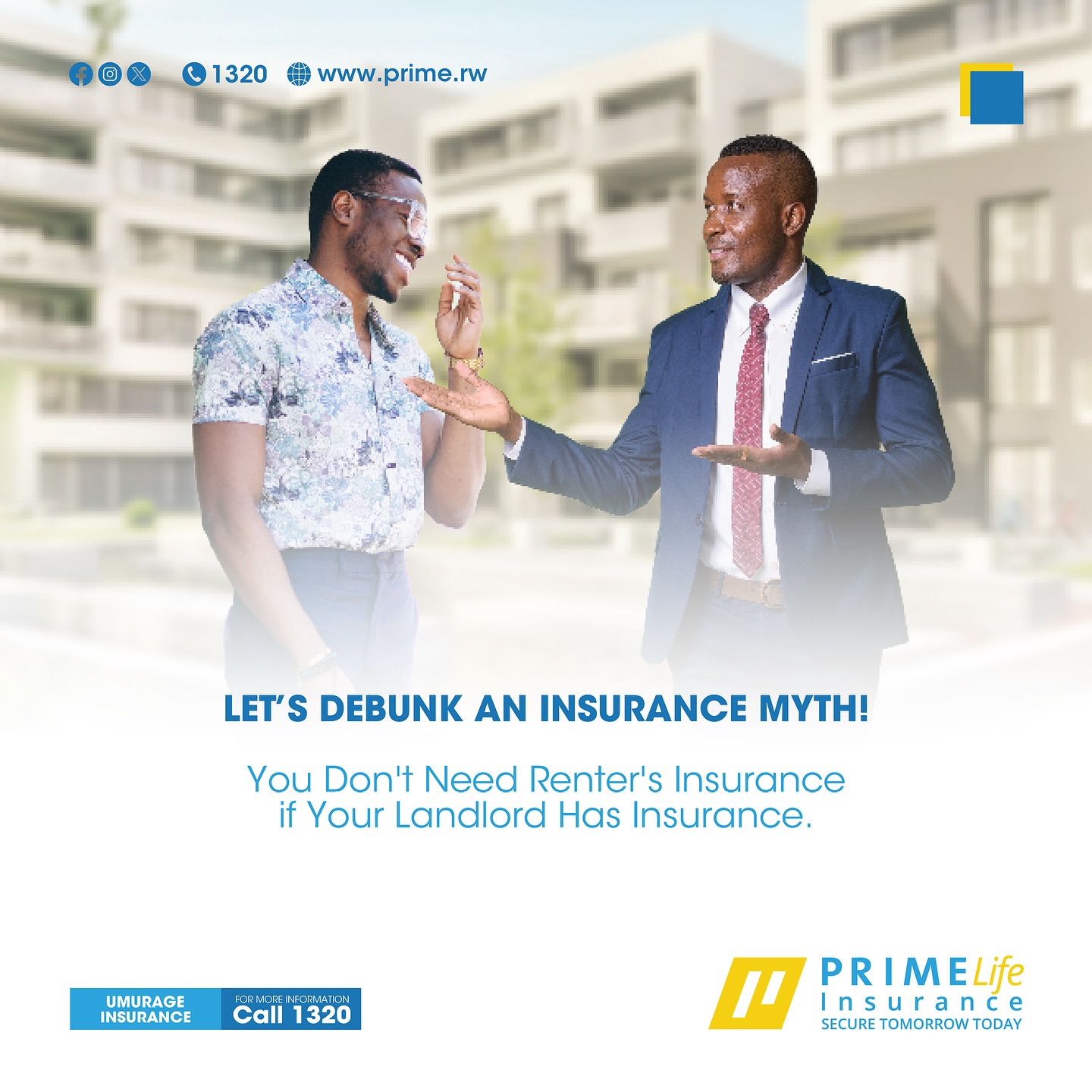 Prime Rwanda - Your landlord’s insurance covers the... | Facebook