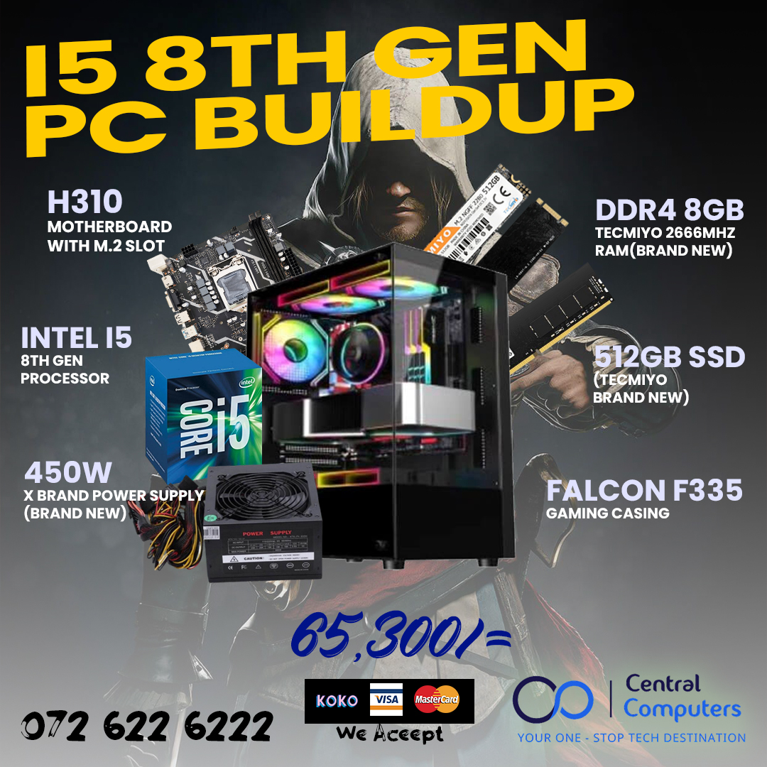 💥 Intel Core i5 8th Gen Gaming / Office PC Build 💥 High