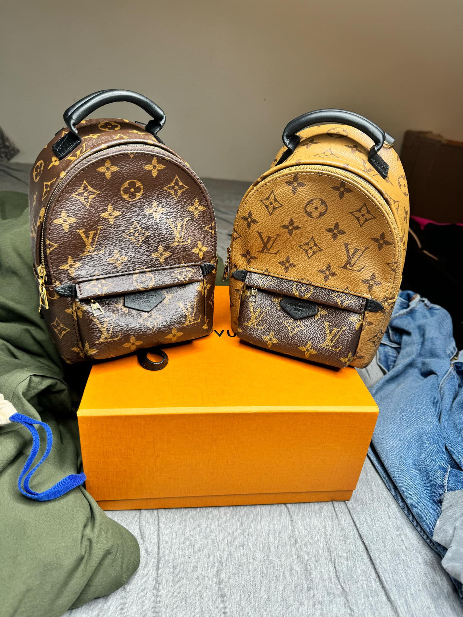 kate spade backpack like palm spring louis vuitton Jungle Giant Monogram Springs M44178 Top zipper closure 🎀100% Authentic Louis Vuitton “Palm