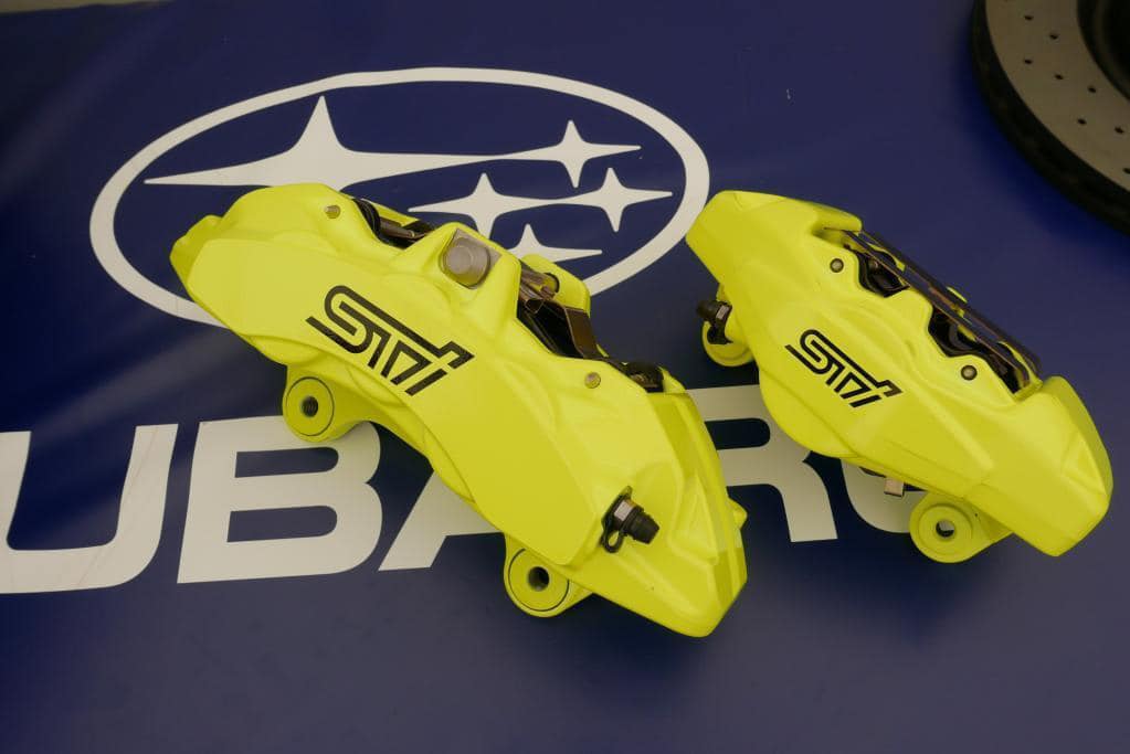 スバル キャリパー 6pot S209 S208 VAB VBH GRB ZN6 6 pots off normal STI vs S209 brakes