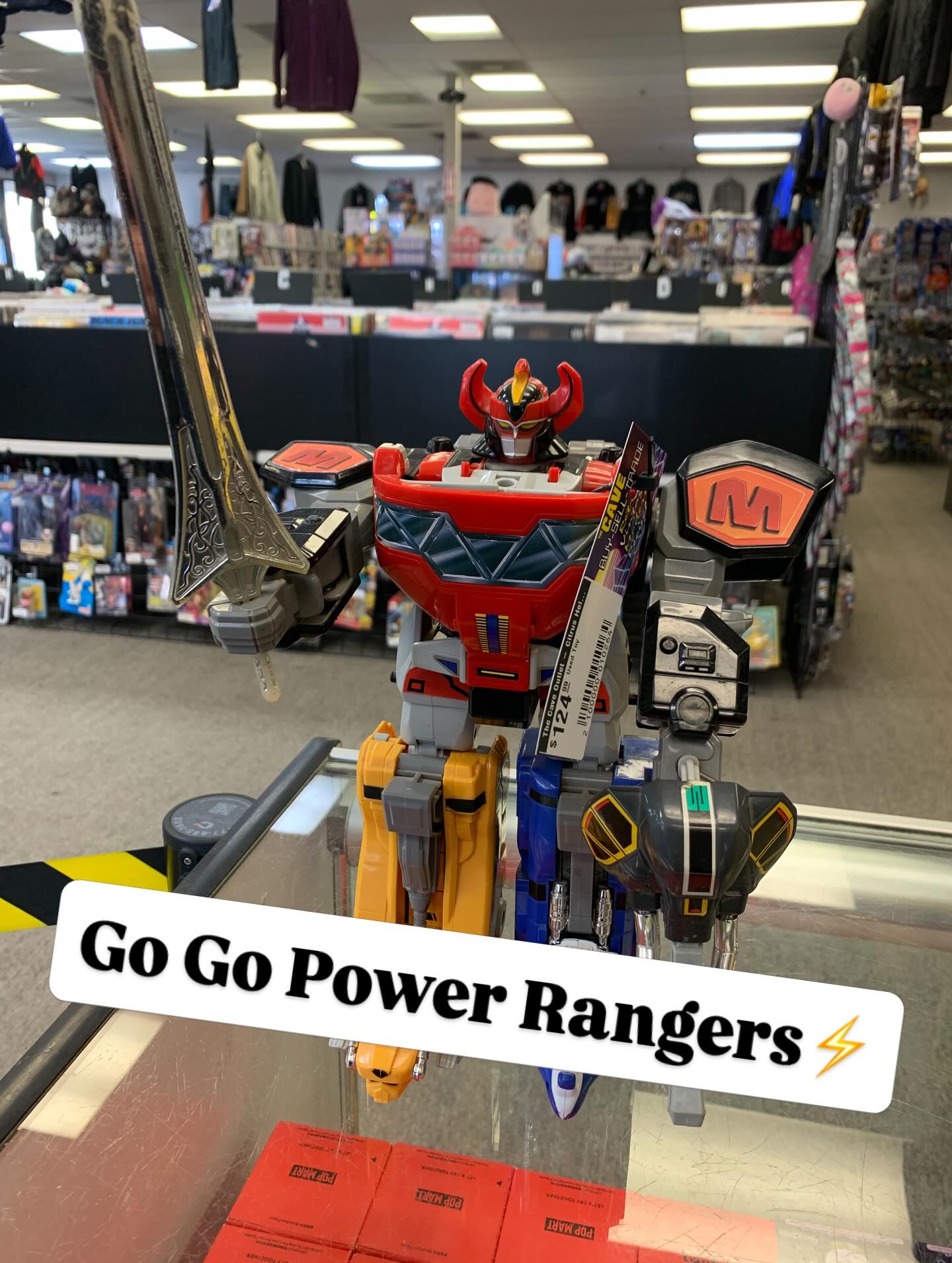 Starting today with a classic, the Dino Megazord from mighty