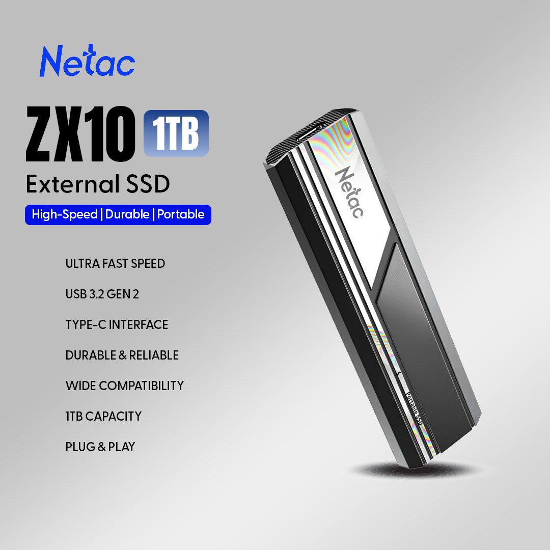 ADATA SC610 and Netac ZX10 1TB external SSD prices
