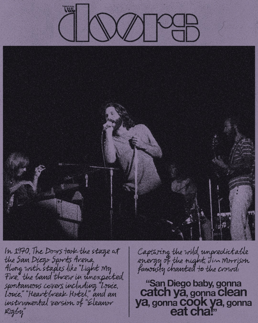 The Doors - Check out this rare concert poster from 1968!