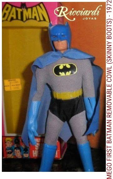 Mego Batman and original Robin figure