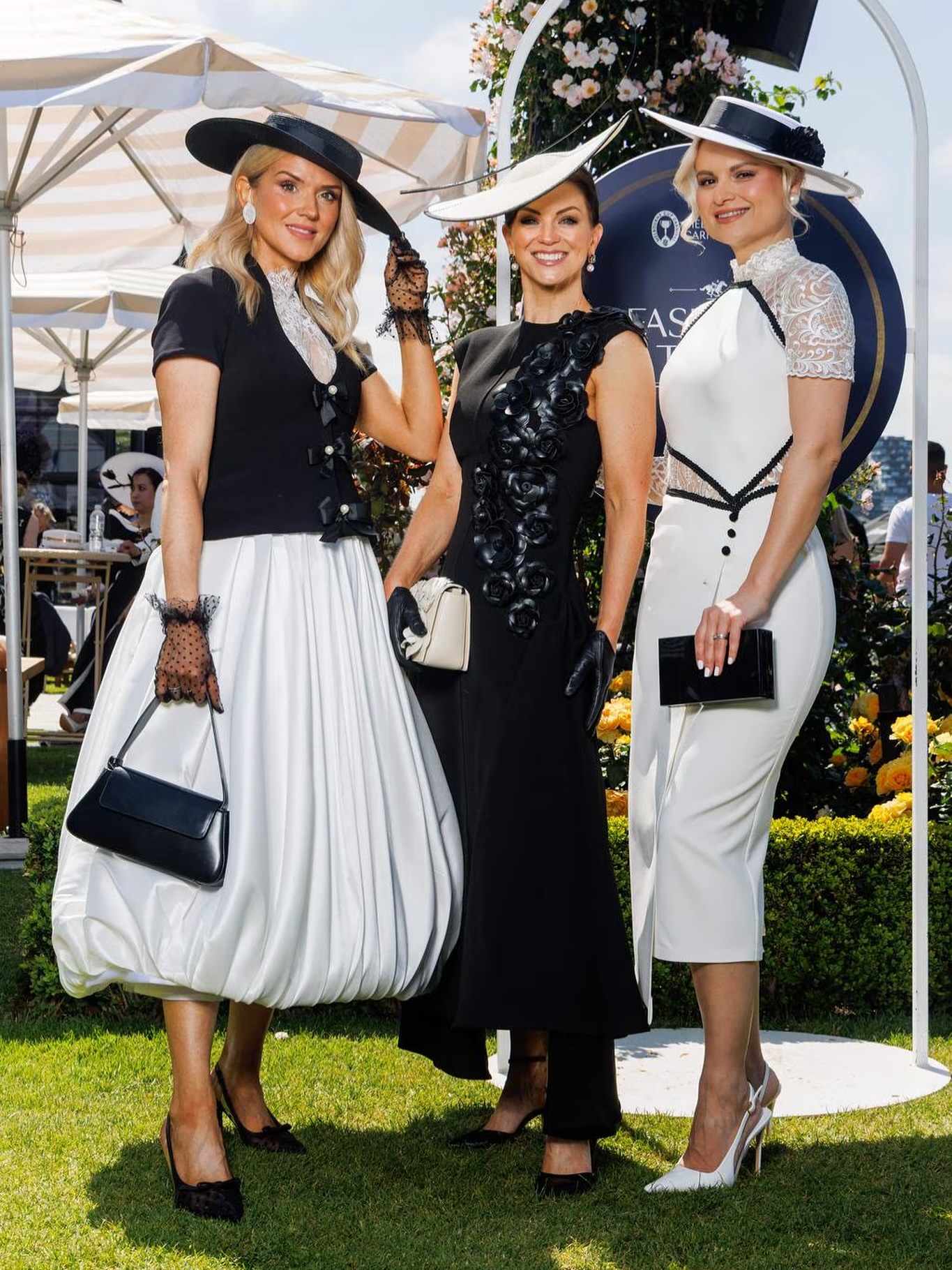 Get - Derby Day Style 🖤🤍🖤 Photos by @heraldsun @mums_style_diary ...