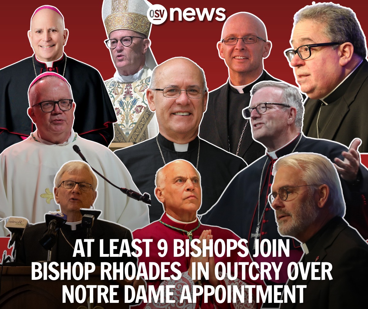 OSV - At least nine U.S. bishops have joined Bishop Kevin Rhoades of ...
