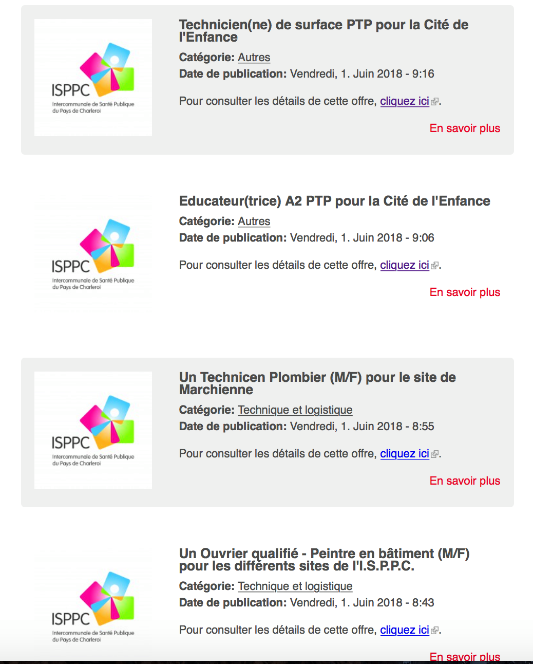 Anthony Dufrane - Charleroi - L'ISPPC recrute plusieurs...