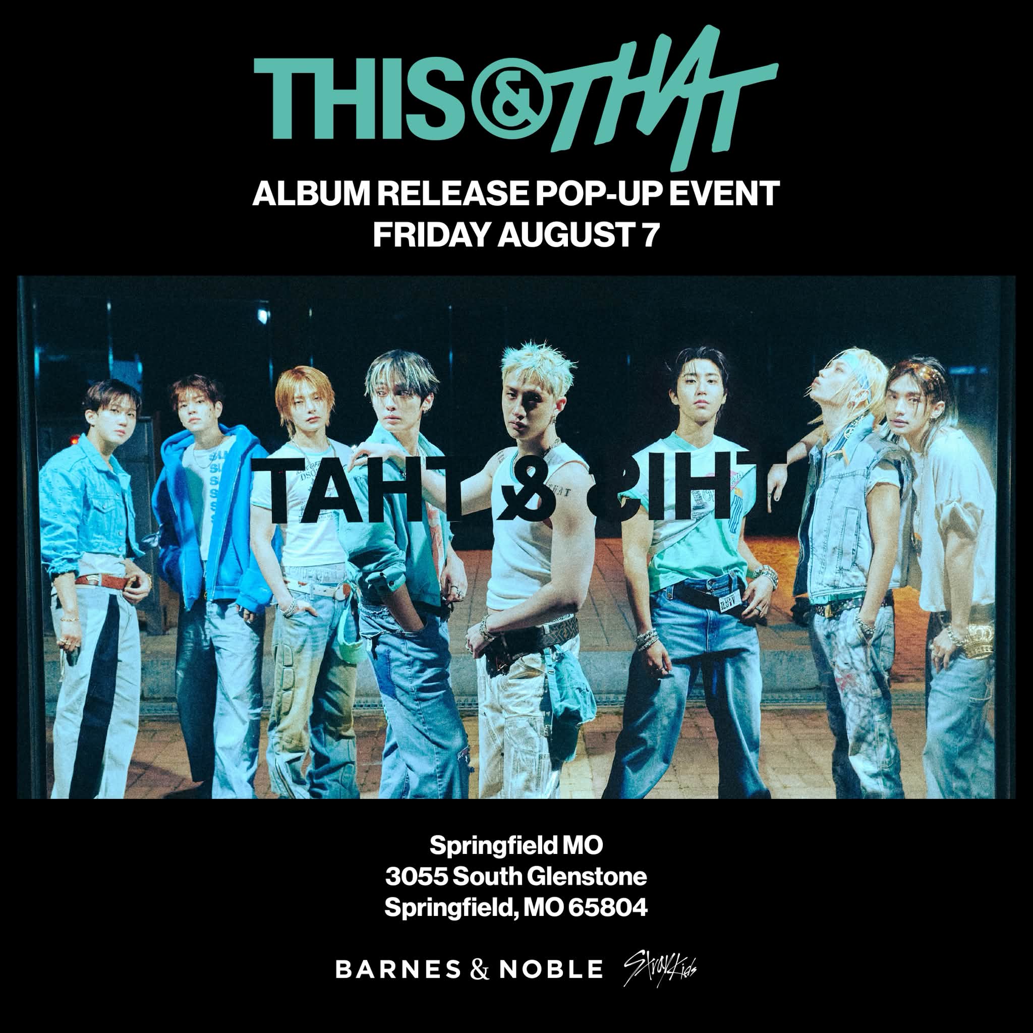 Stray Kids 'This & That' album release pop-up at Barnes & Noble on