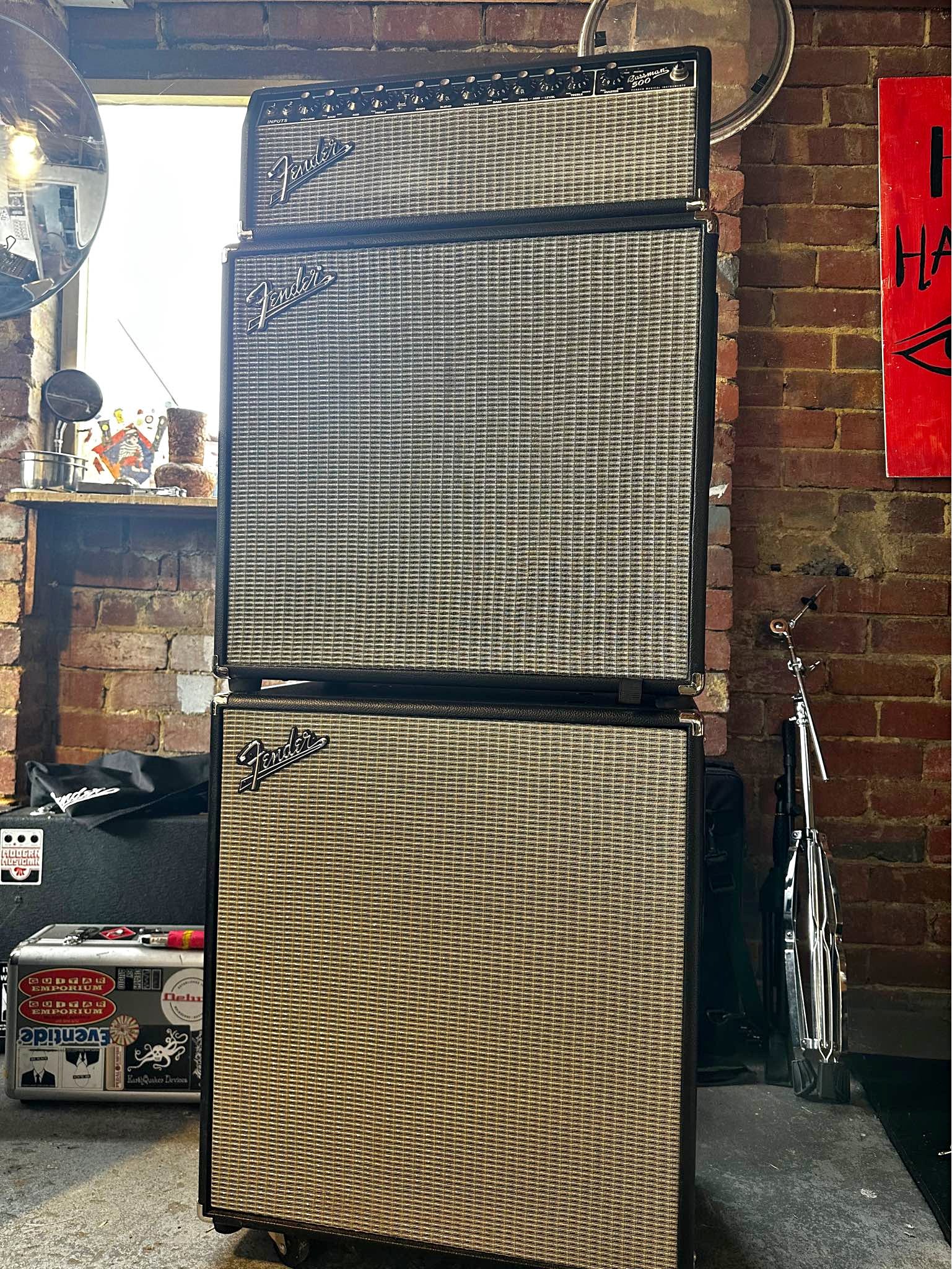 Fender Bass Rig – Bassman 500 + Rumble 115 & 410 - Electric Basses ...