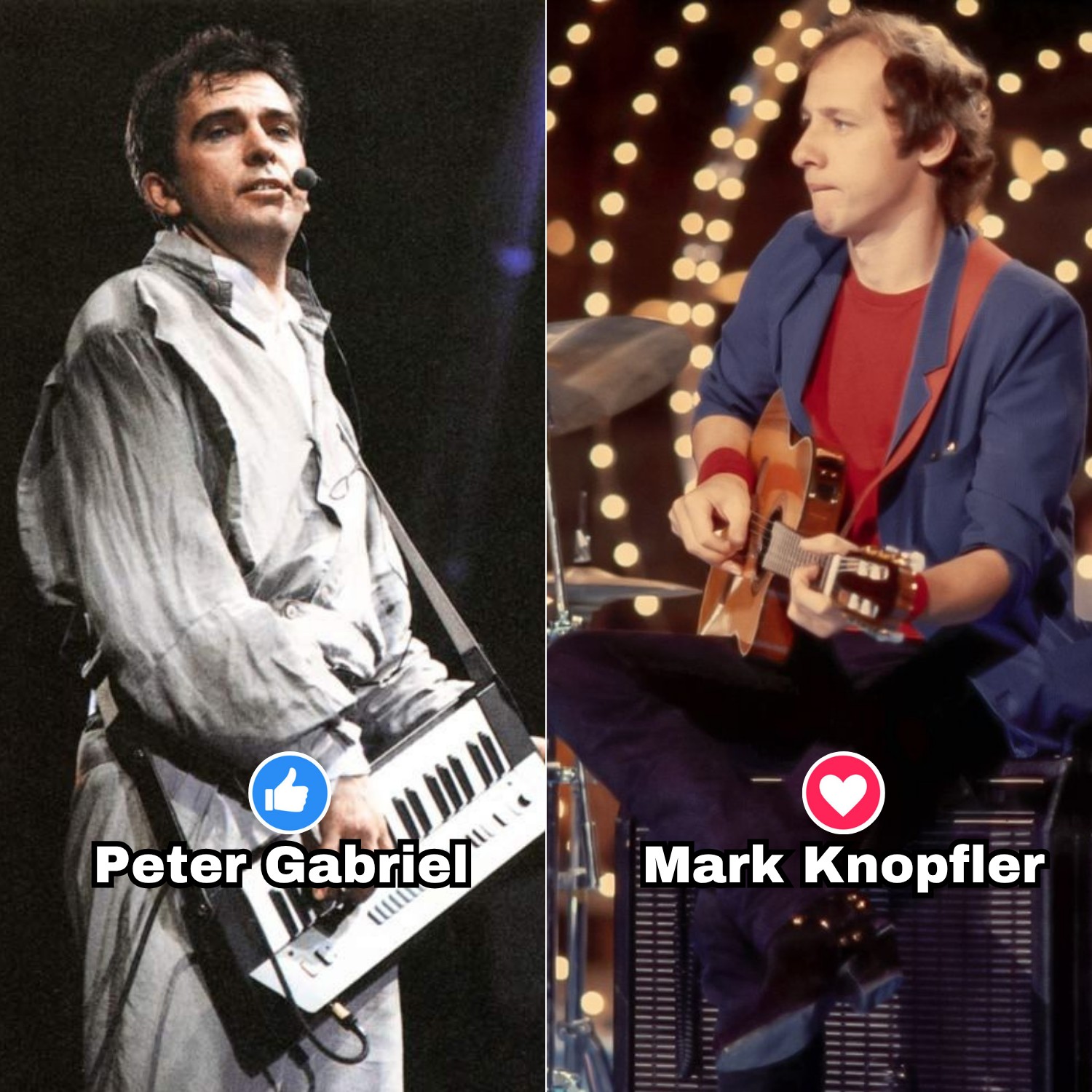 Robert Fripp & Peter Gabriel 🎸🔥❤️