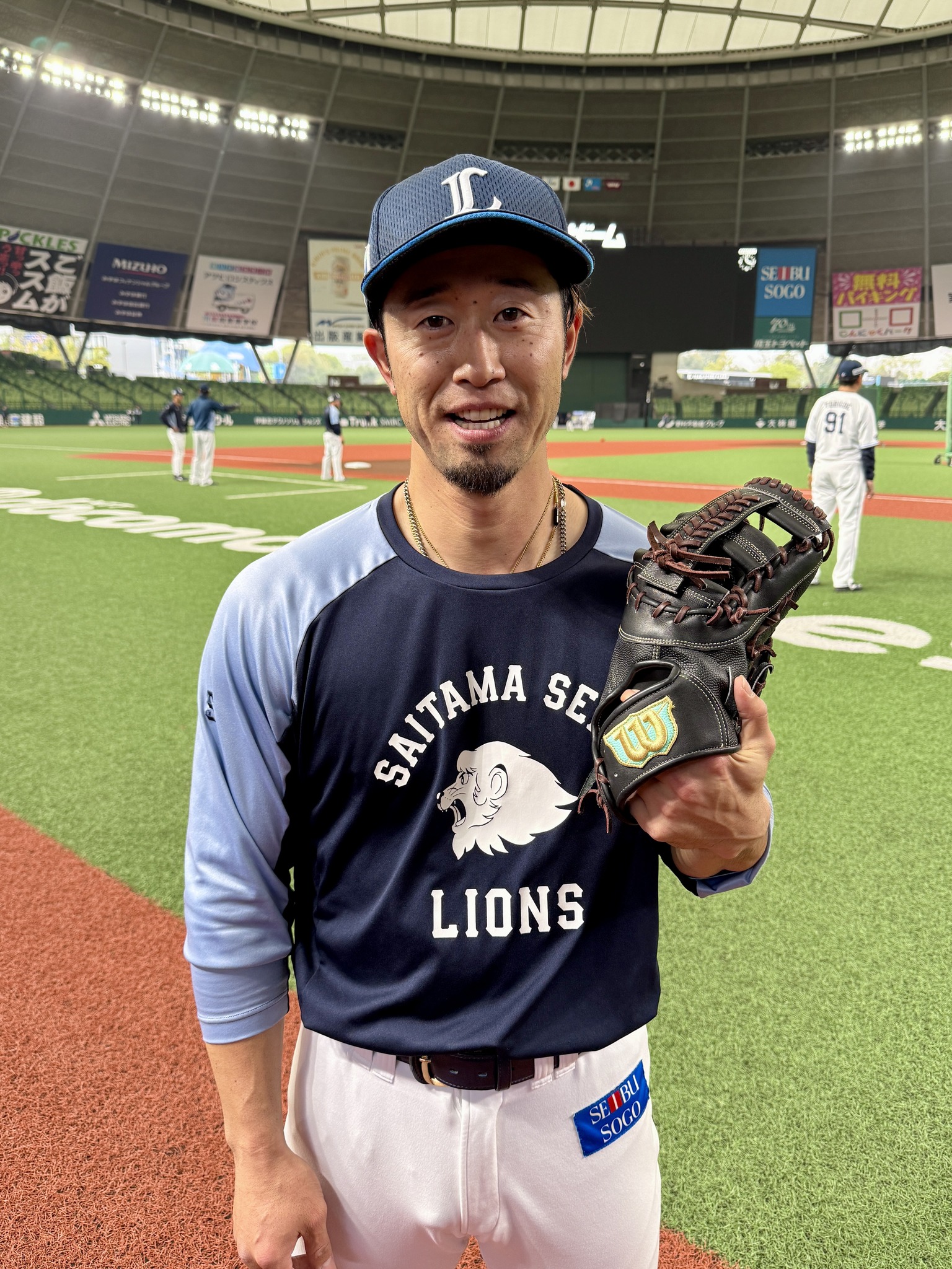 昨日の試合で適時打を放った #外崎修汰 選手！ 今日もチャンスに強い