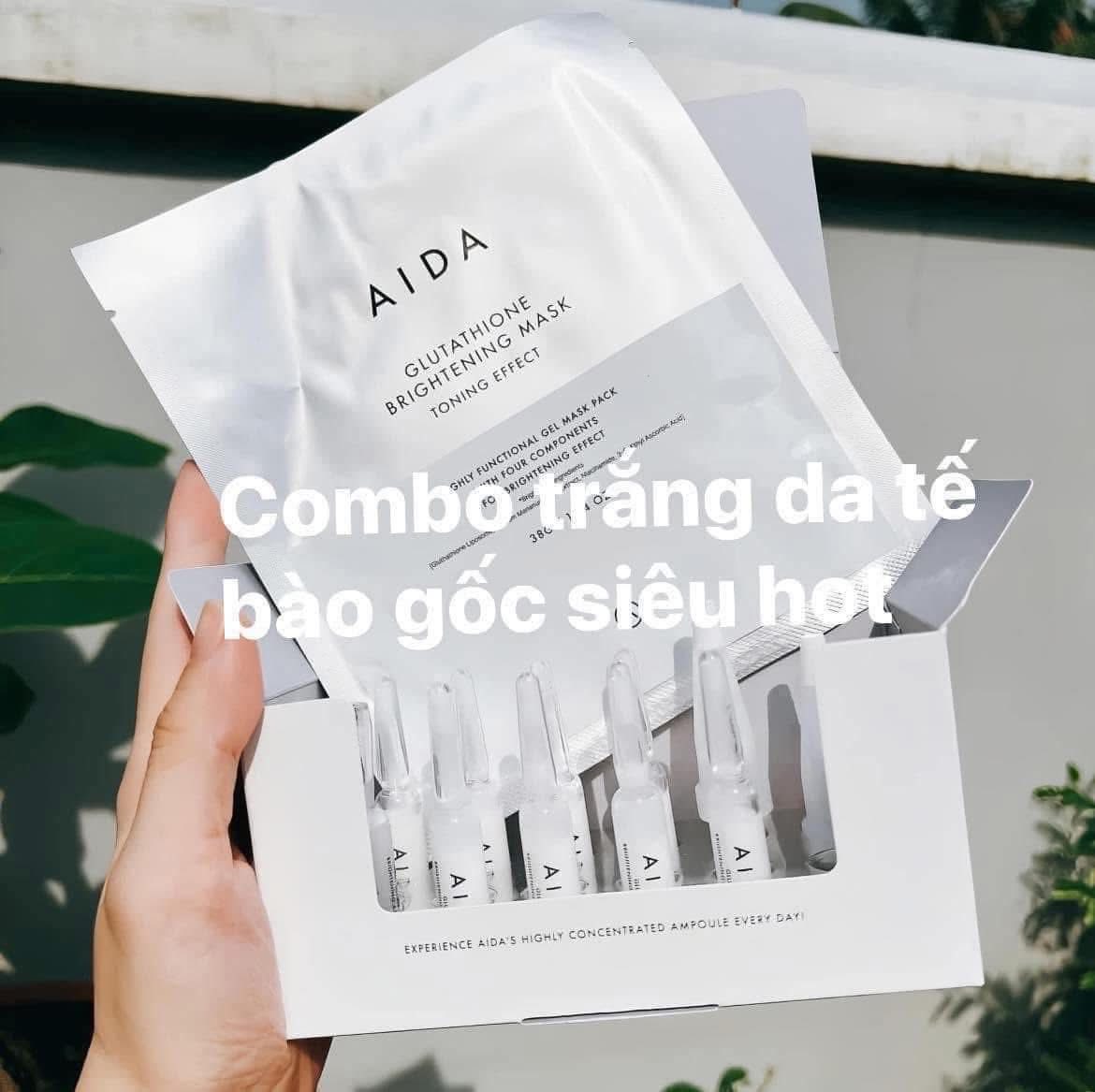aida glutathione mask Dull skin? This is your glow reset  Meet the glow-boosting favorite  Aida  Glutathione Brightening Mask  Infused to help refresh tired-looking skin  and bring back that healthy, radiant look 