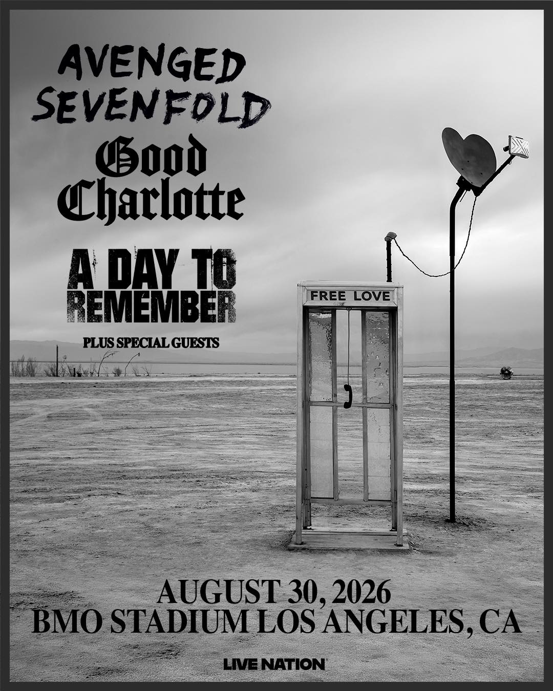 Tickets for our LA show at BMO Stadium on Aug 30th with Avenged