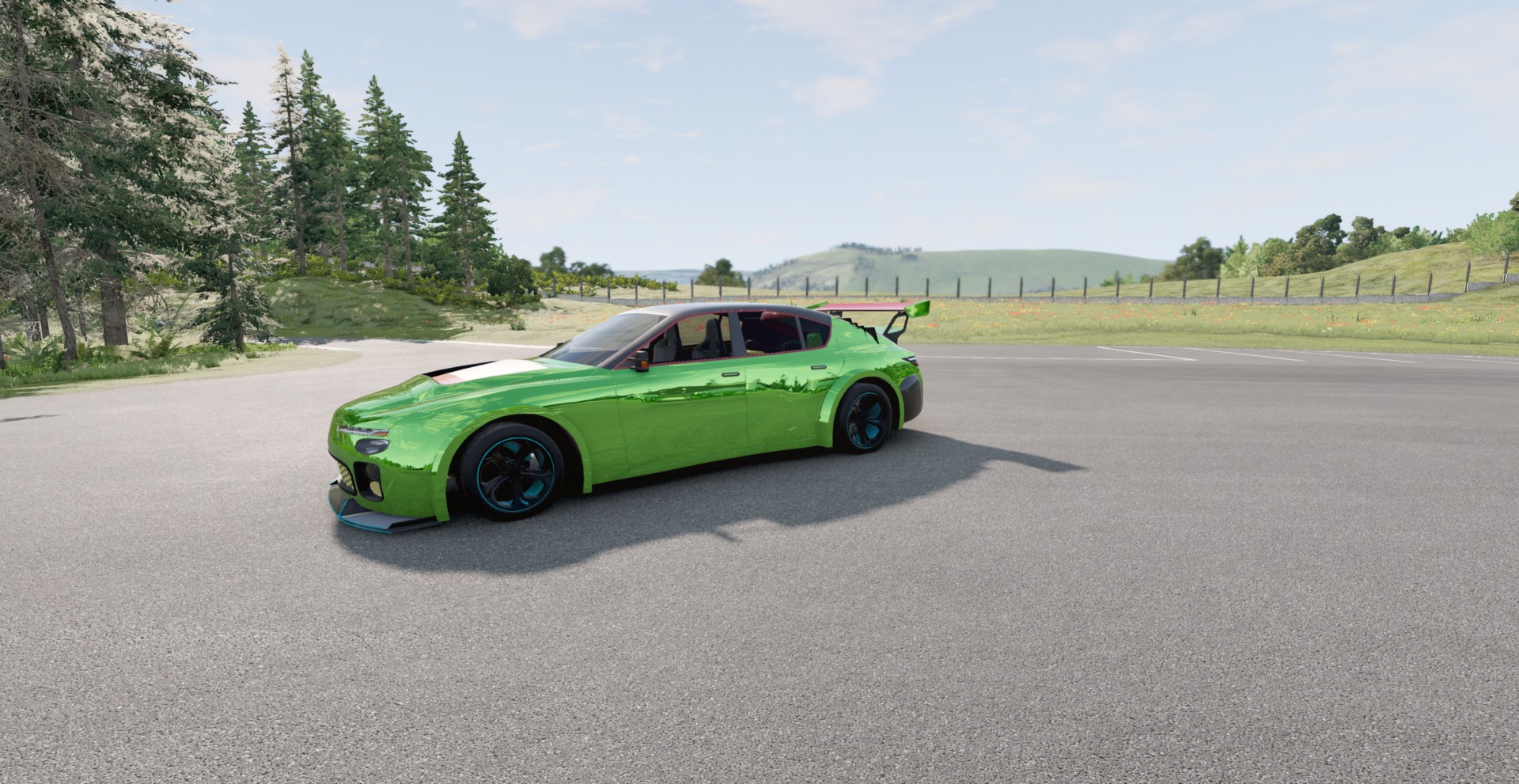 A 2,165-kilogram (4,773-pound) 6-speed manual sports sedan that