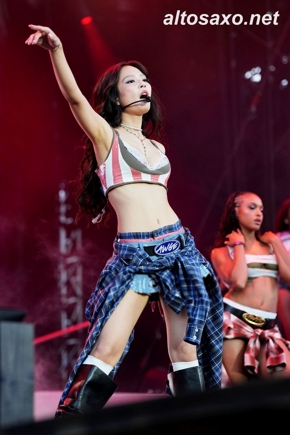 Jennie Kim performs at Governors Ball in Queens, New York