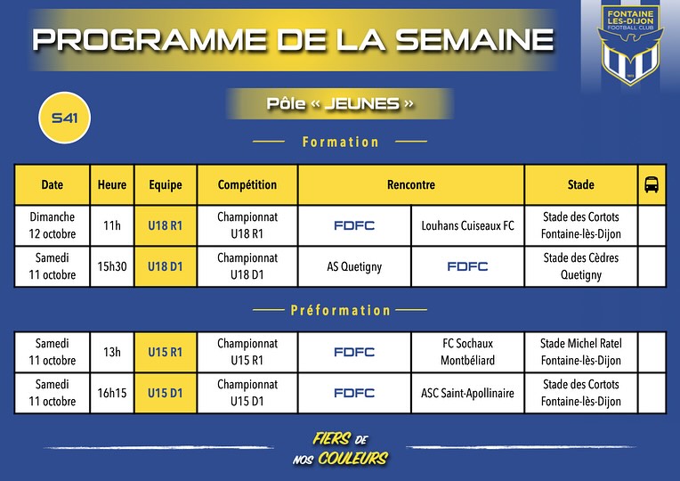 Fontaine Lès... - Fontaine Lès Dijon Football Club - FDFC