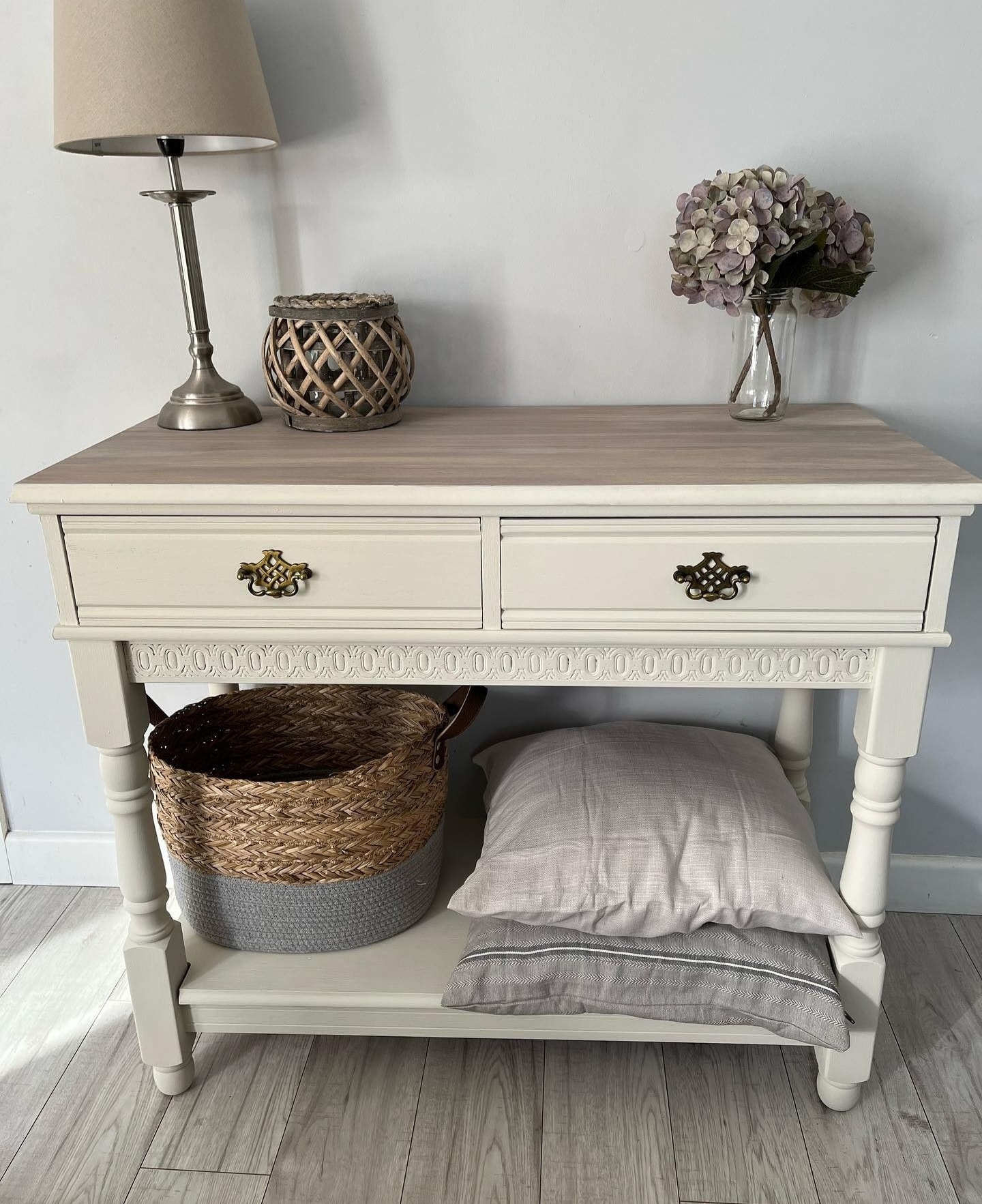 Cornish Milk - A beautiful console table, painted by...
