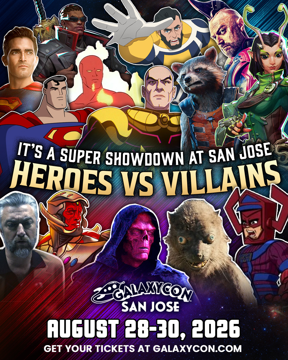 Avatars and antiheroes : a guide to con… GalaxyCon - Heroes. Villains. Antiheroes. Legends. Whatever side