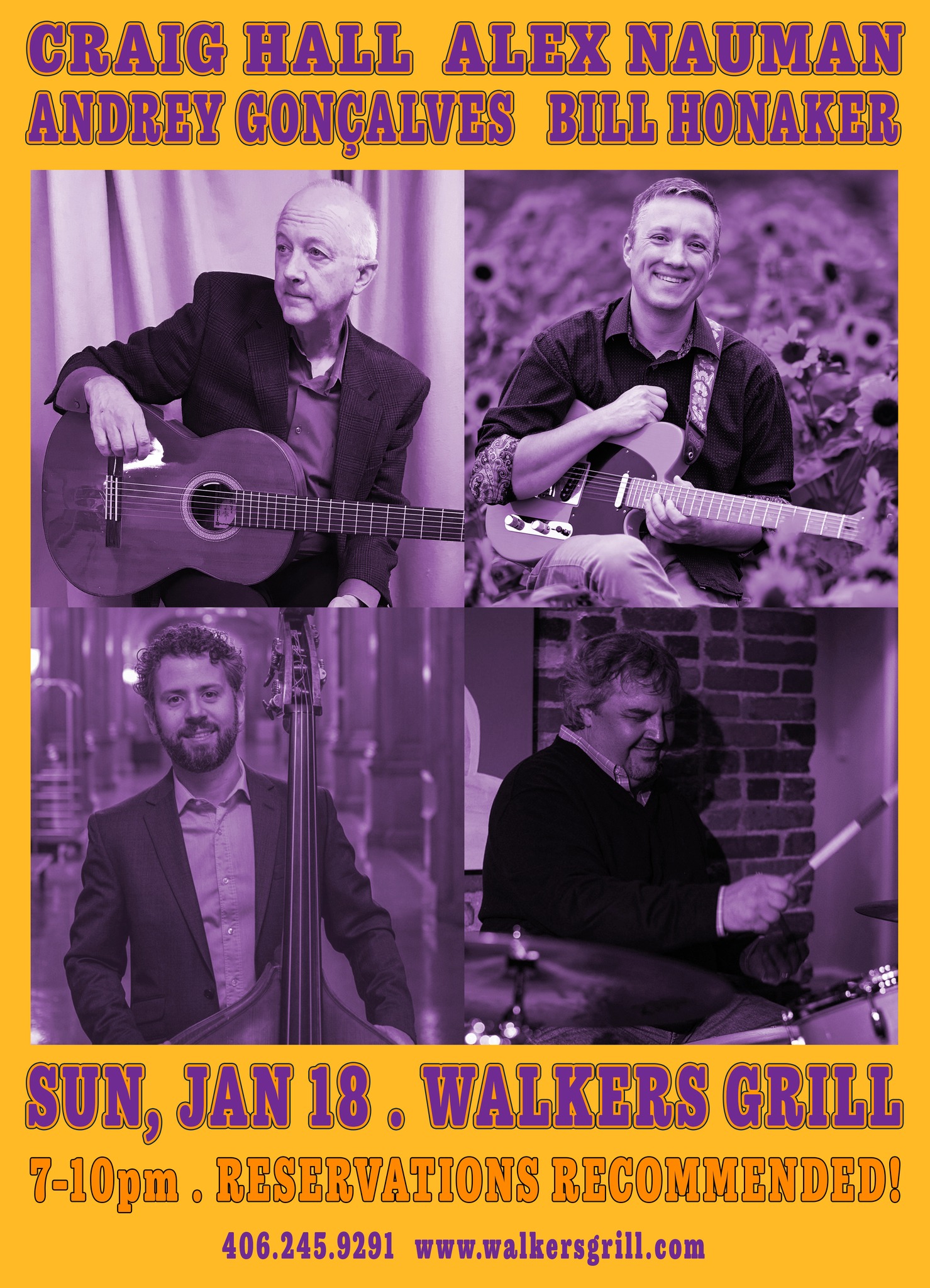 Craig Hall, Alex Nauman, Andrey Gonçalves & Bill Honaker